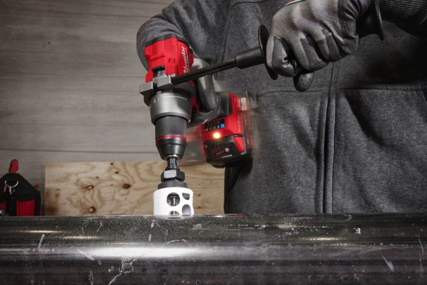 Milwaukee M18 ONEPD3-0X 18V Li-ion accu klopboormachine in HD Box-image
