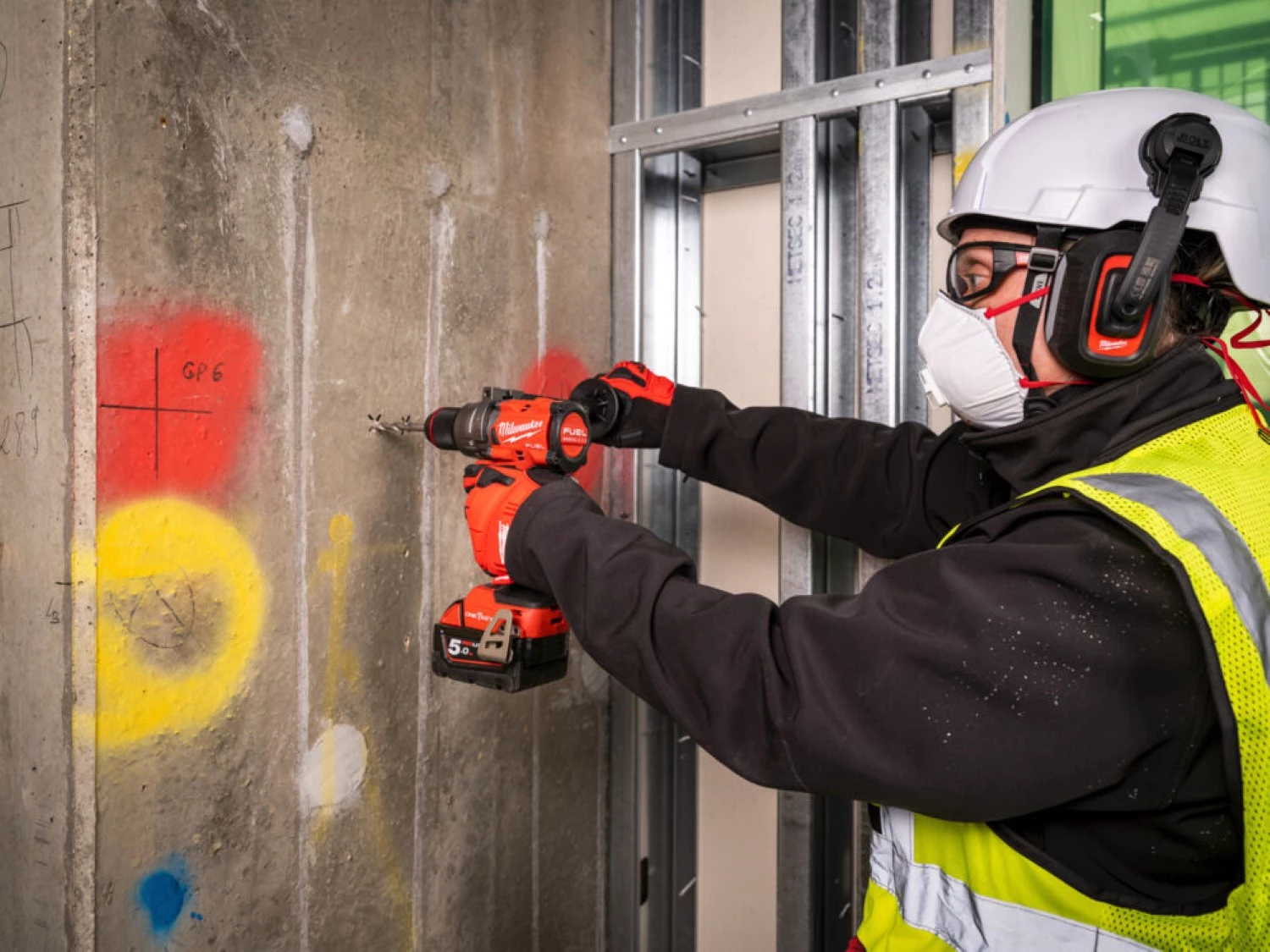 Milwaukee M18 ONEPD3-0X 18V Li-ion accu klopboormachine in HD Box-image