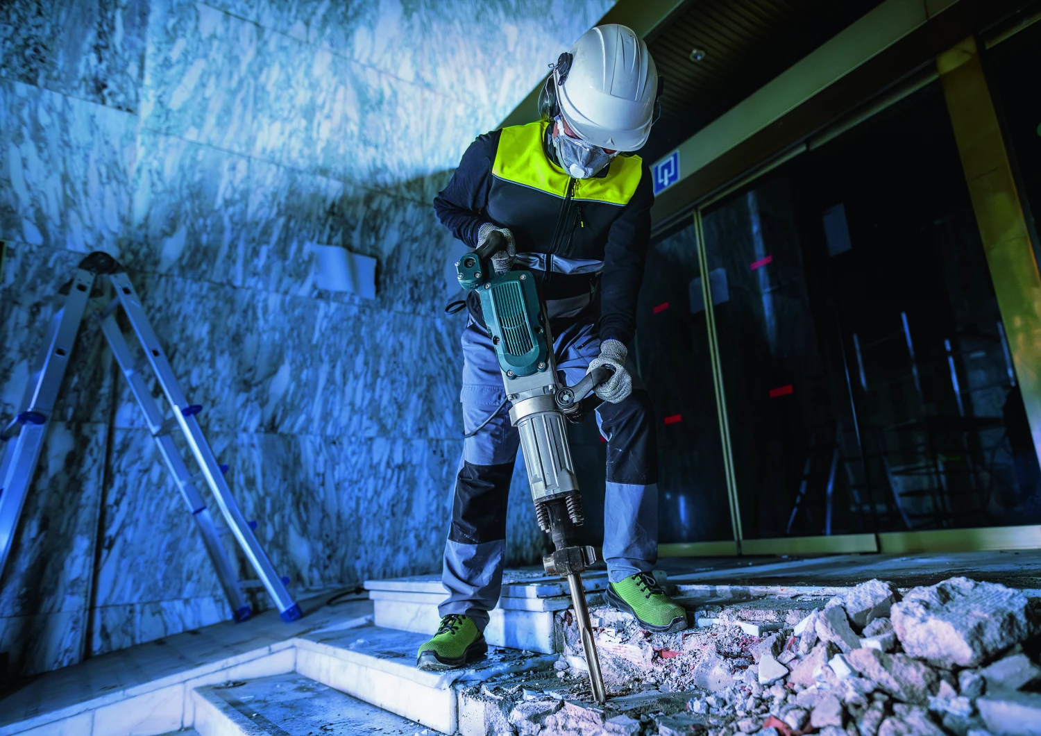 Bosch 2608690111 - Burin pointu à queue six pans, 30 x 400 mm-image