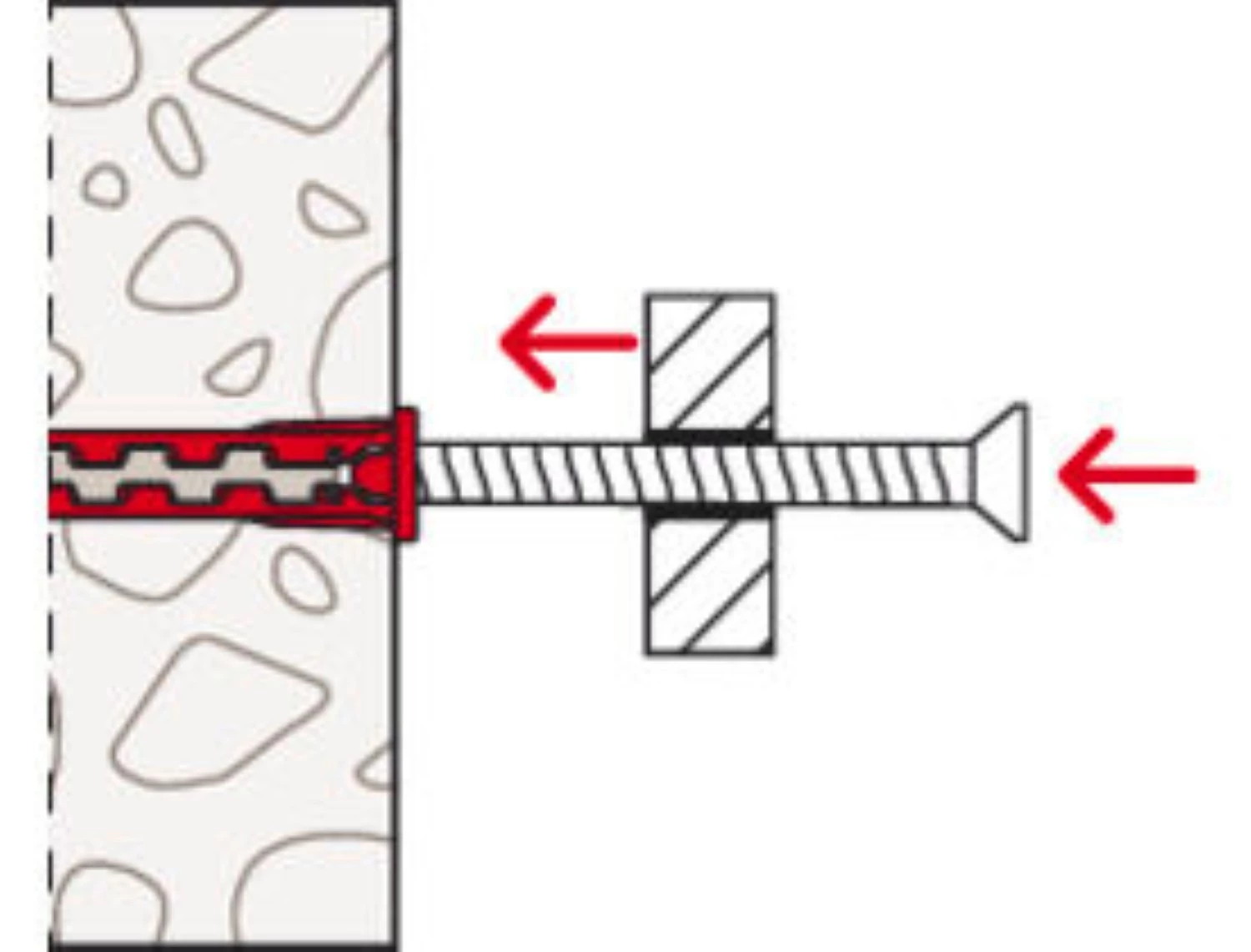 Fischer 577365 Cheville en nylon HybridPower 10 x 90 avec vis TX40 (50 pièces)-image