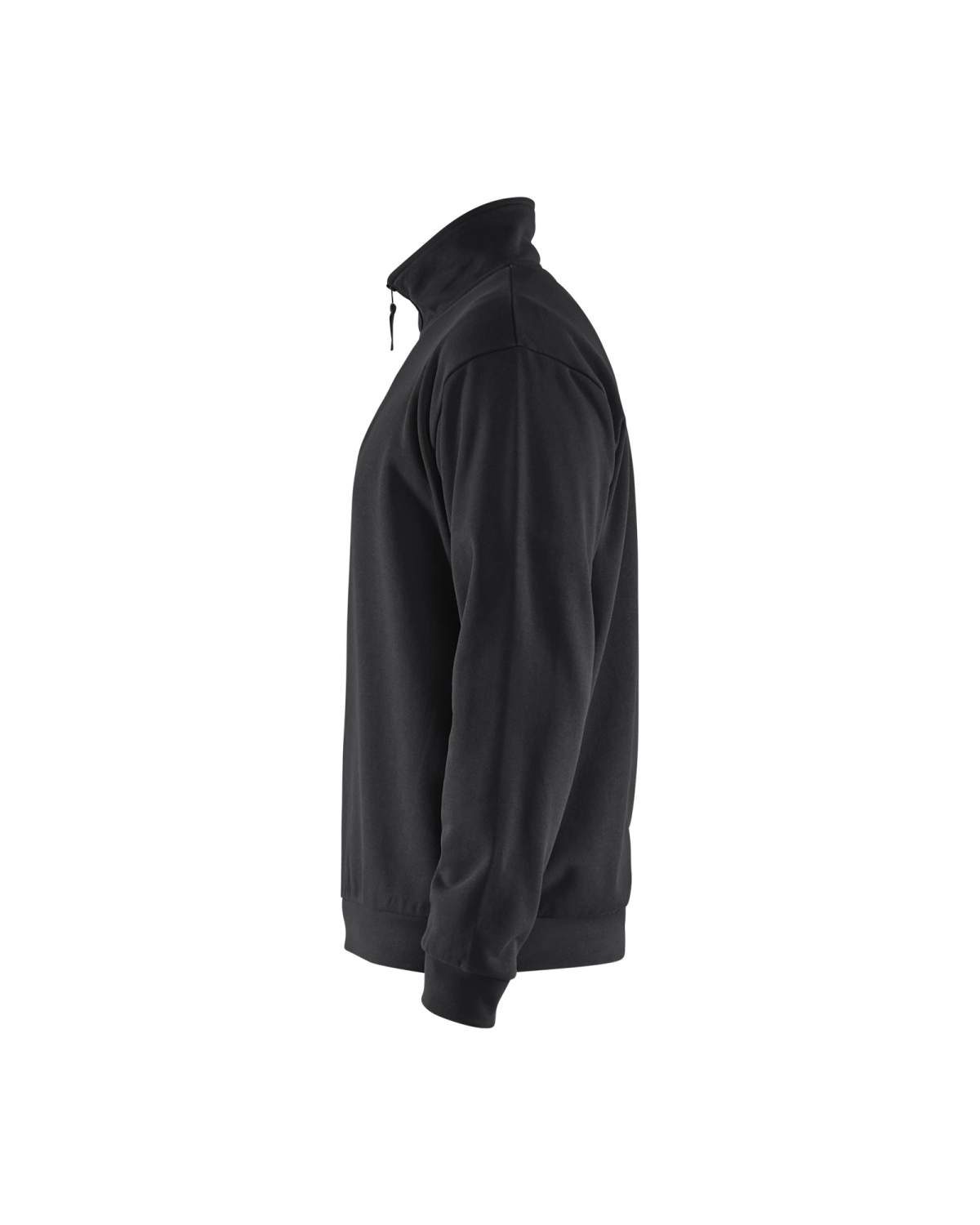 Blåkläder 3587 Sweatshirt met halve rits - zwart - M