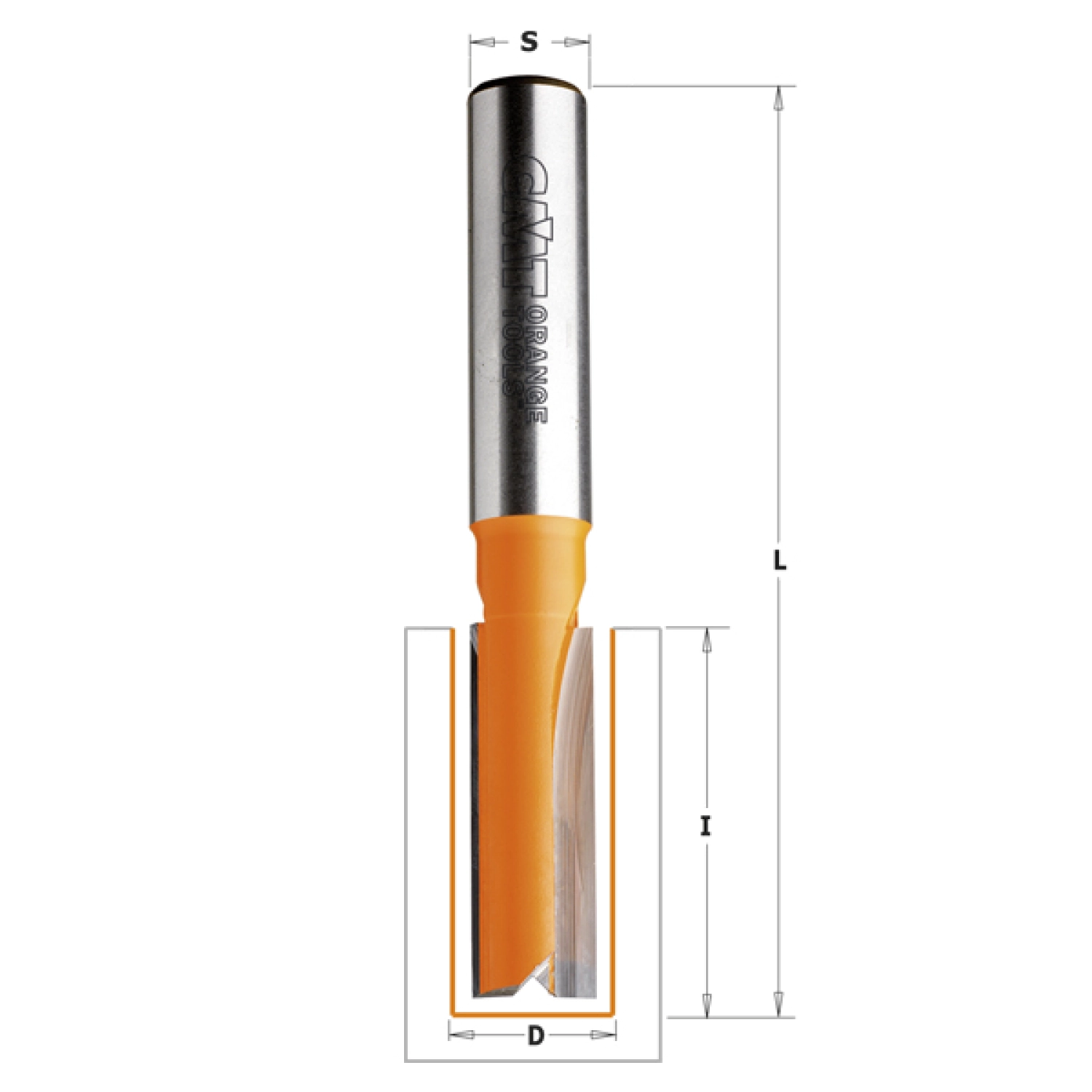 CMT 912.621.11 Fraise à rainurer HW - 12 x 38.1 x 12mm-image