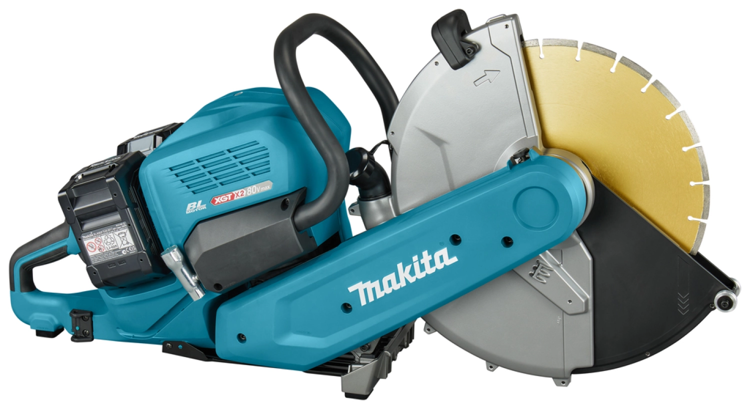 Makita CE002GL402X XGT 2x40 V Max Li-ion accu Doorslijper set (4x 8,0Ah) in doos/Mbox - 355mm-image