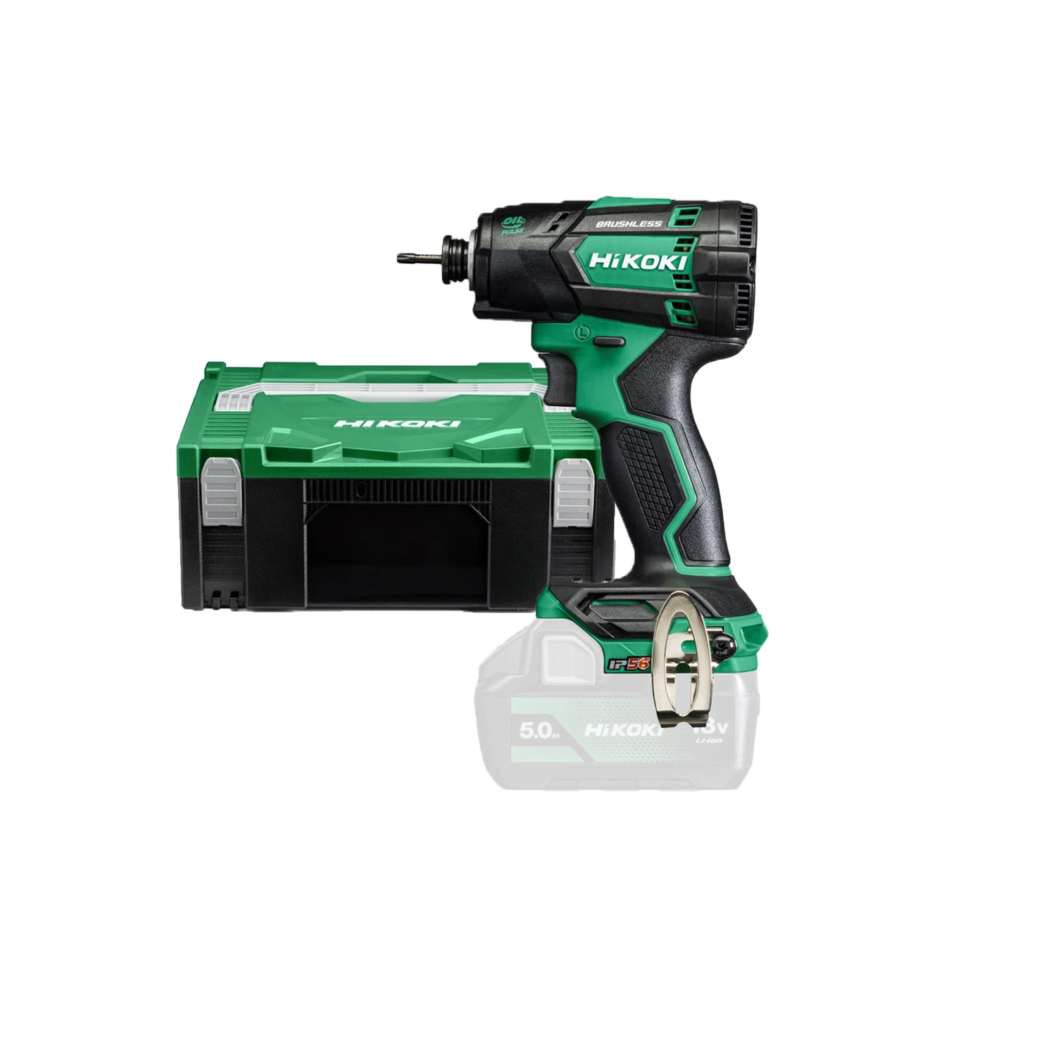 HiKOKI WHP18DAW2Z 18V Visseuse à chocs sans fil à impulsion d'huile 1/4"-image