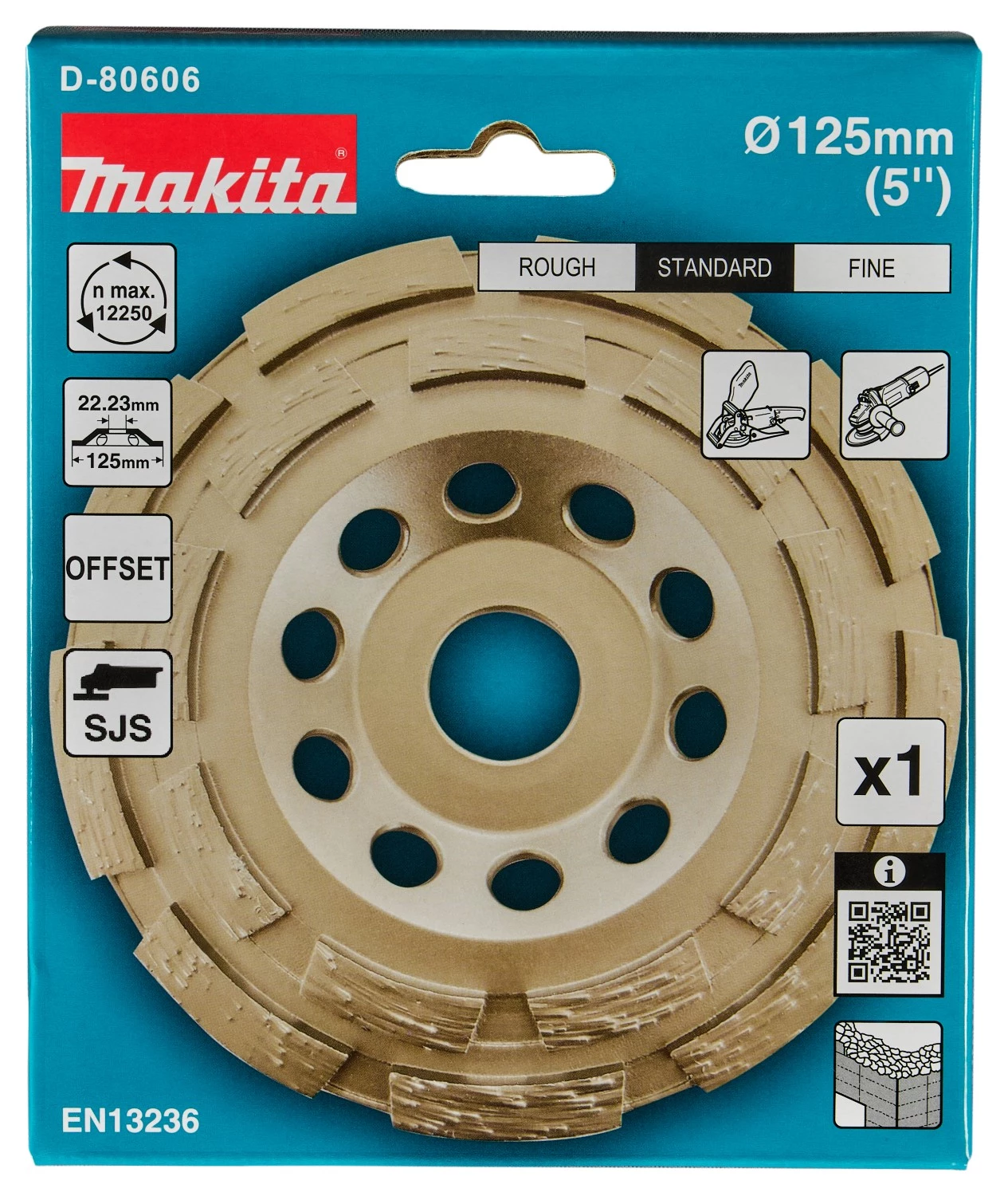 Makita D-80606 Diamant komschijf 125mm snel-image