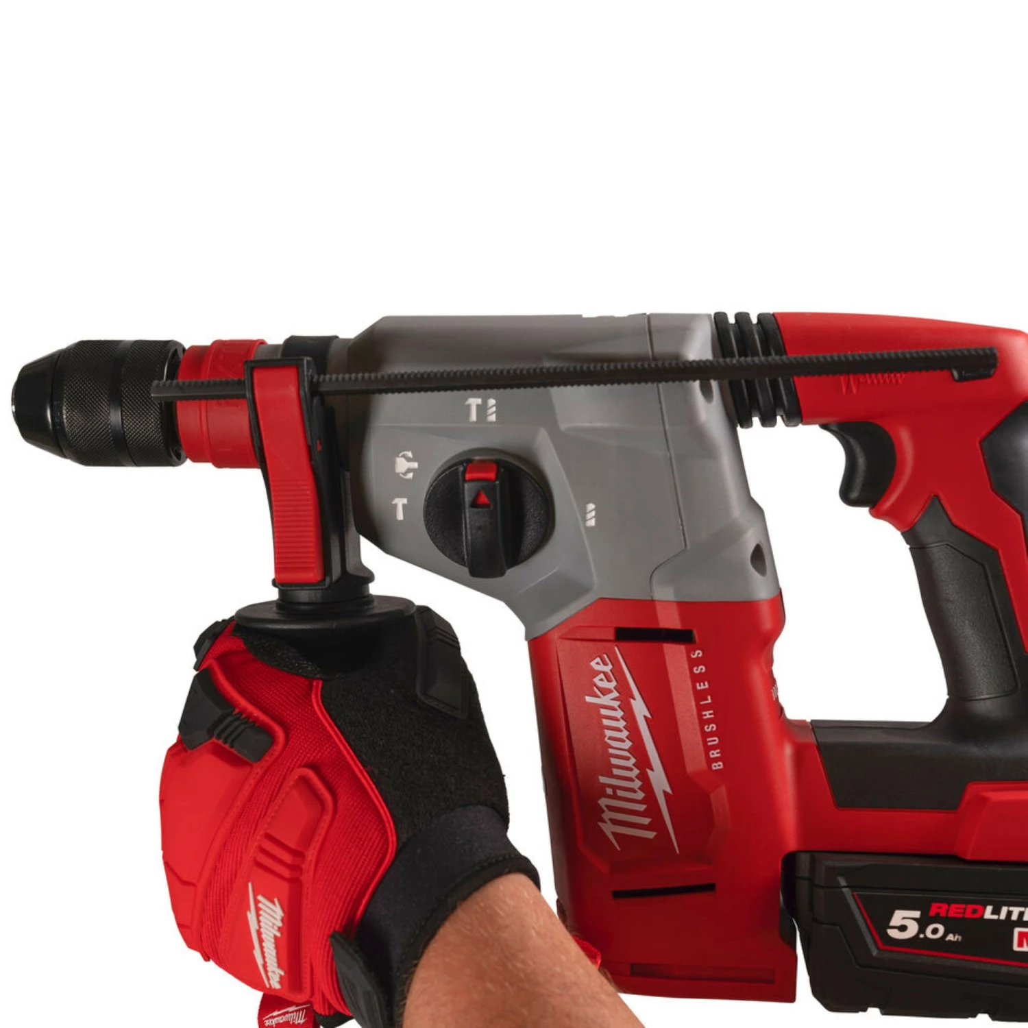Milwaukee M18 BLHX-502X Perfo-burineur sans-fil - 18V Li-ion - SDS-plus - 2 batteries 5,0 Ah - HD Box - 2,3 J - Brushless-image