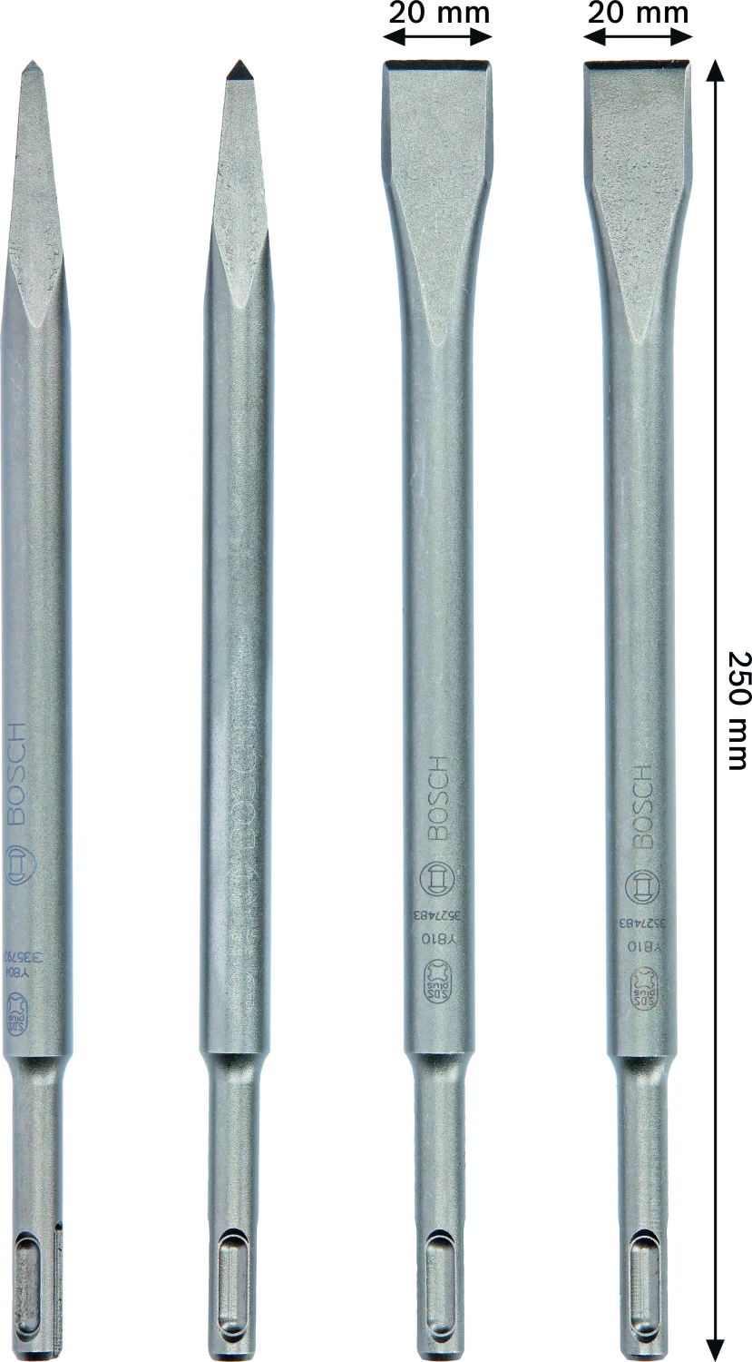 Bosch 2607017516 PRO Jeu de 4 burins SDS plus-4C-image