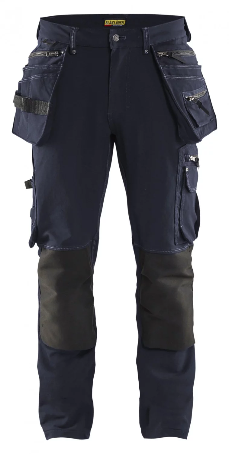 Blåkläder X1900 Pantalon de travail 4 directions stretch 1998 - bleu marine/noir - taille 58 (XXL)-image