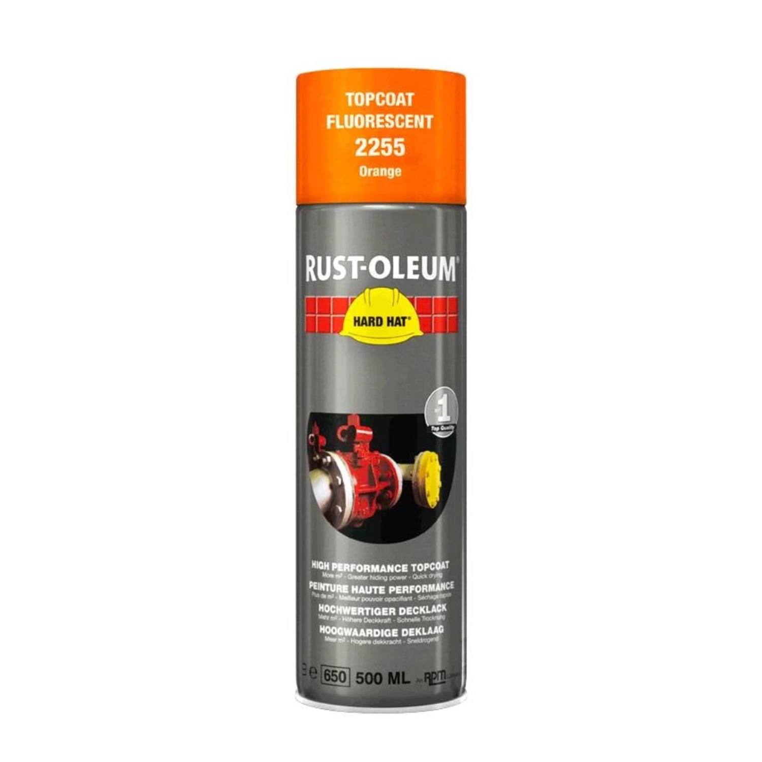 Rust-Oleum 2255 Hard Hat - fluorescerend oranje - 0,5L-image