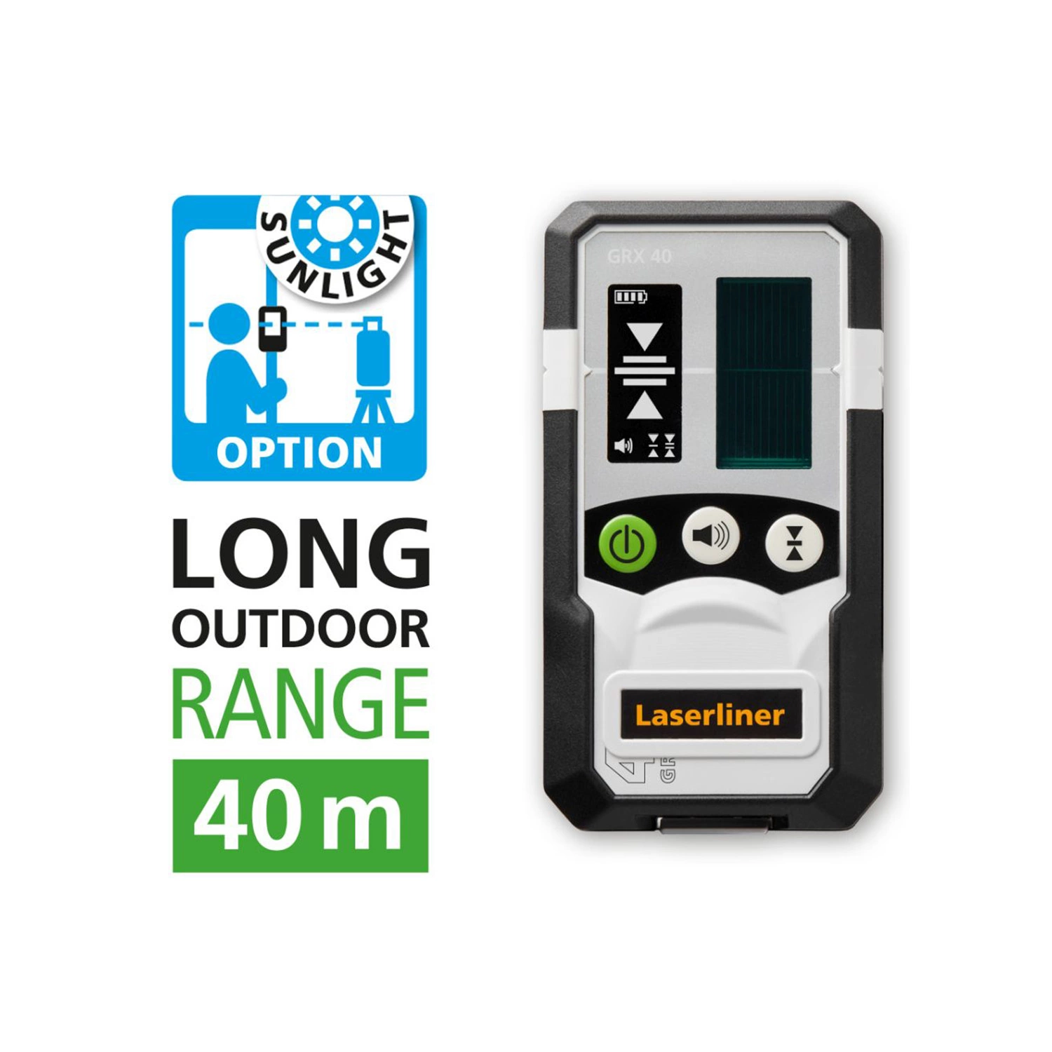 Laserliner SuperPlane-Laser 3G Multi-18V Kruislijnlaser incl. statief in tas - 3 lijnen - groen - 30m-image