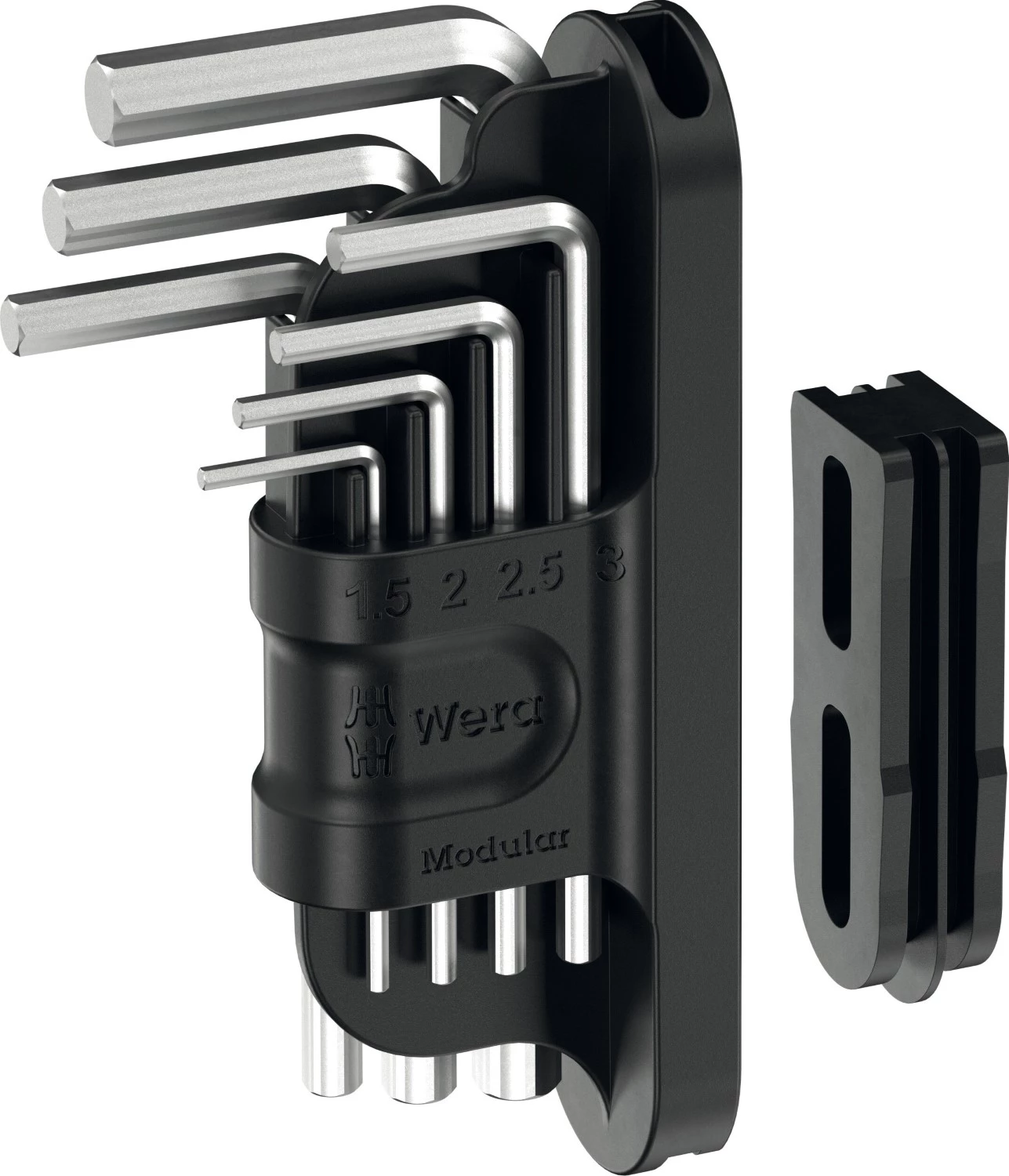 Wera 05049003001 Jeu de 7 clés Allen Tool-Check Modular Hex-Plus 1-image