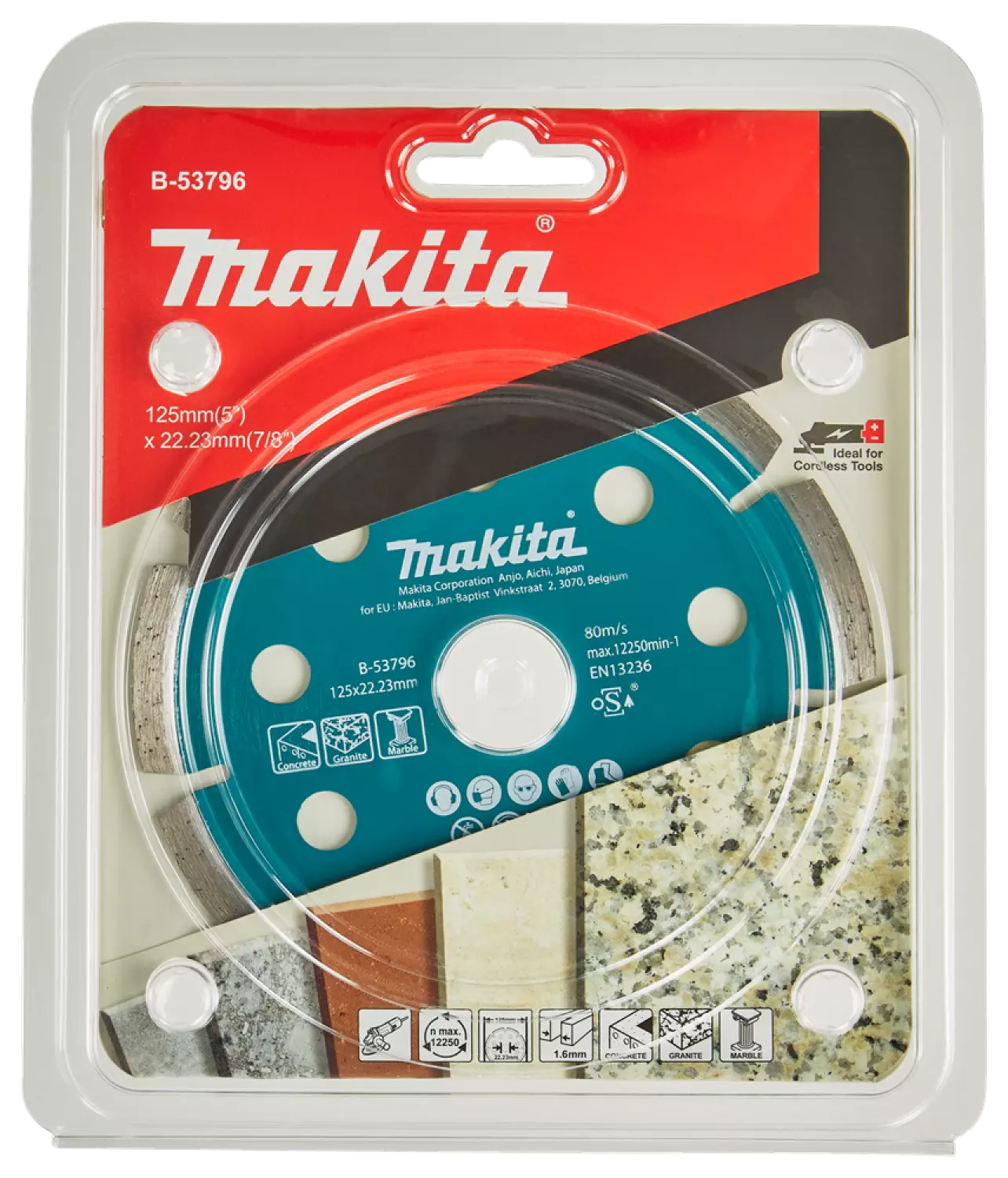 Makita B-53796 Diamantschijf - 125 x 1,6 x 22,23mm - Beton-image