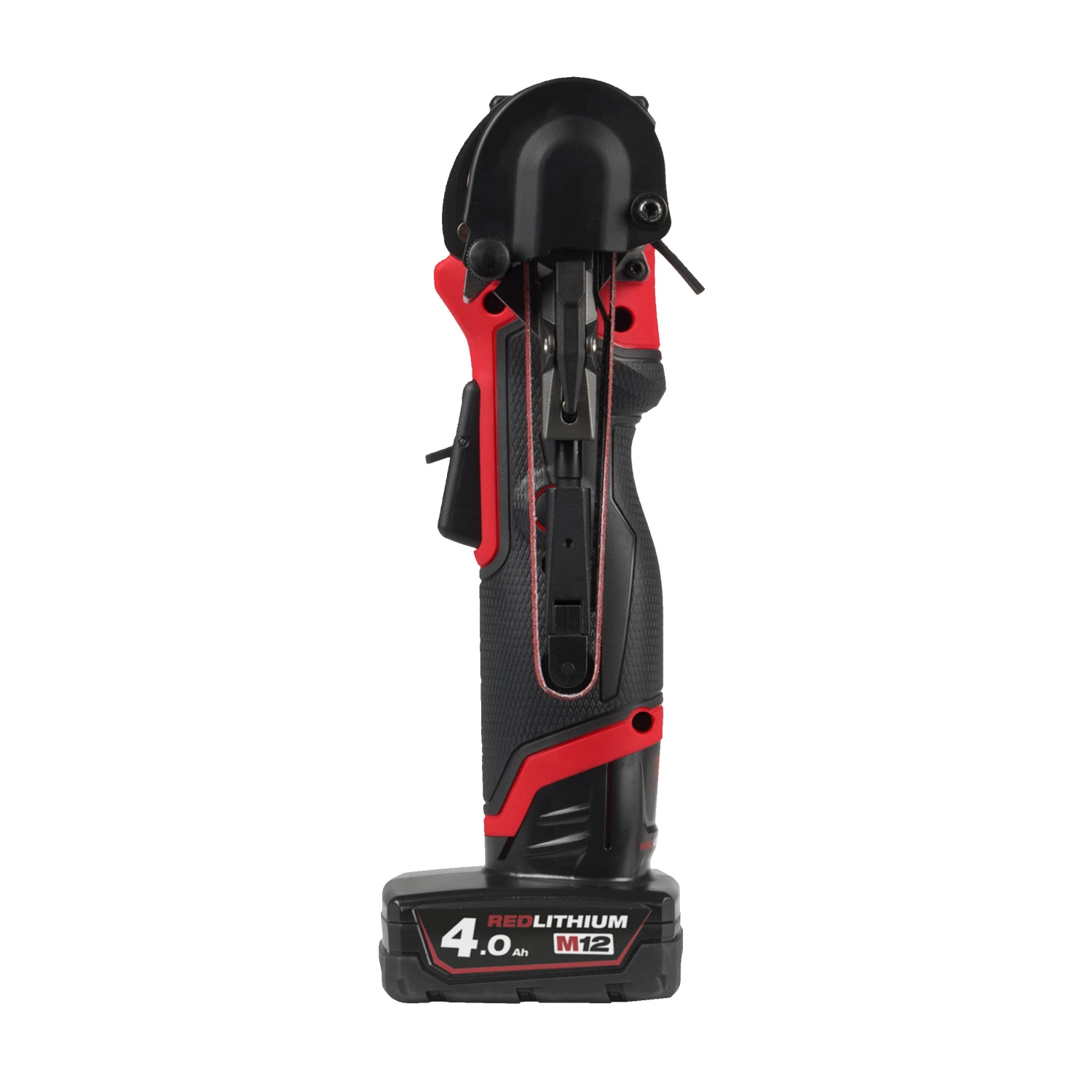 Milwaukee M12 FBFL10-402B FUEL™ bandvijl (2x 4.0 Ah accu) in transporttas - 10mm-image