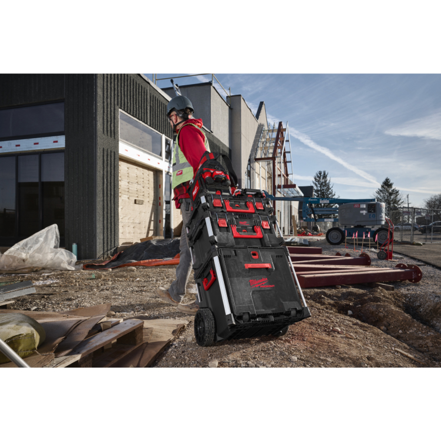 Milwaukee 4932498651 PACKOUT Trolley Opbergkoffer met lade-image