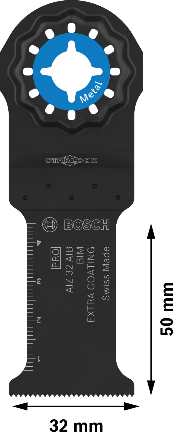 Bosch 2608669077 PRO / AIZ 32 AIB BIM invalzaagblad - 50 x 32mm - Metaal (1 st)-image