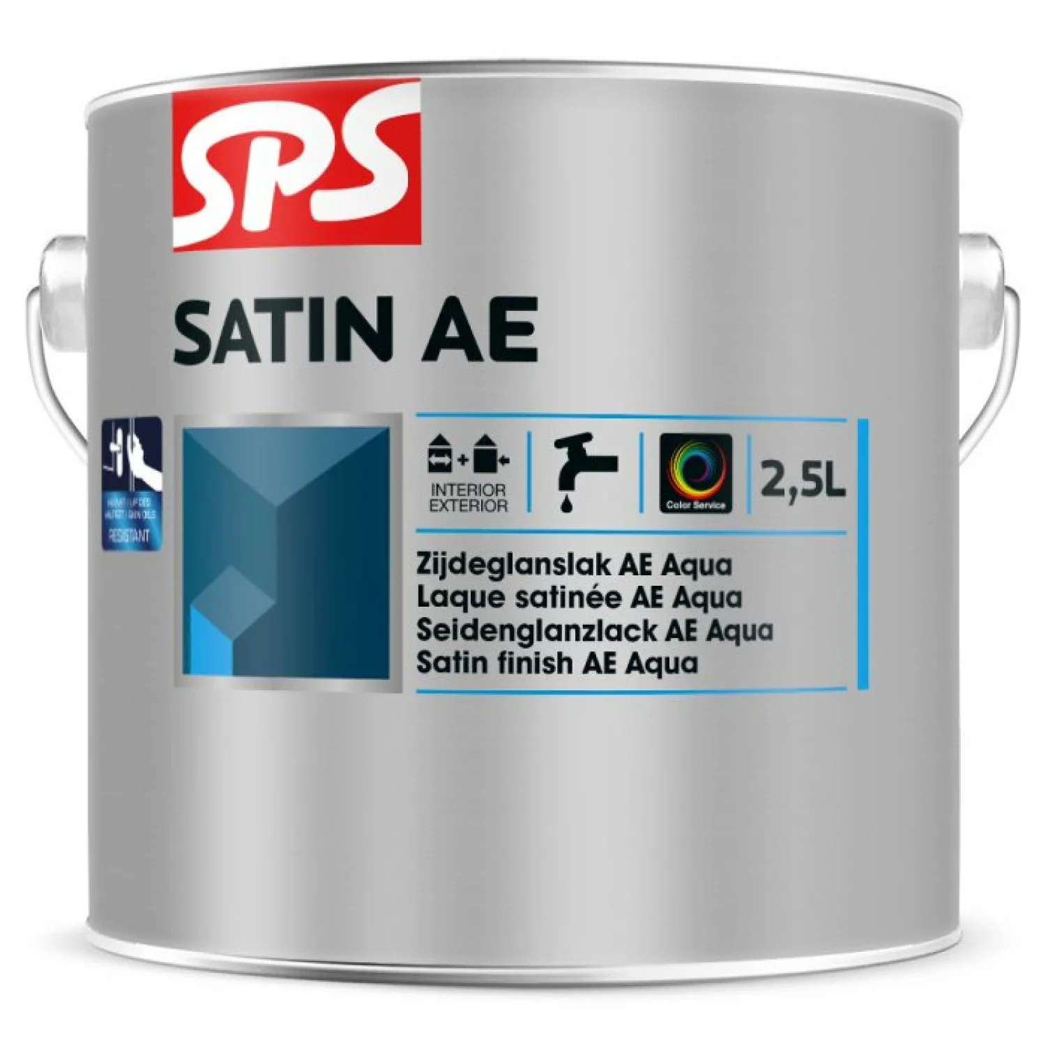 SPS Satin AE Lak - op kleur gemengd - 1L-image
