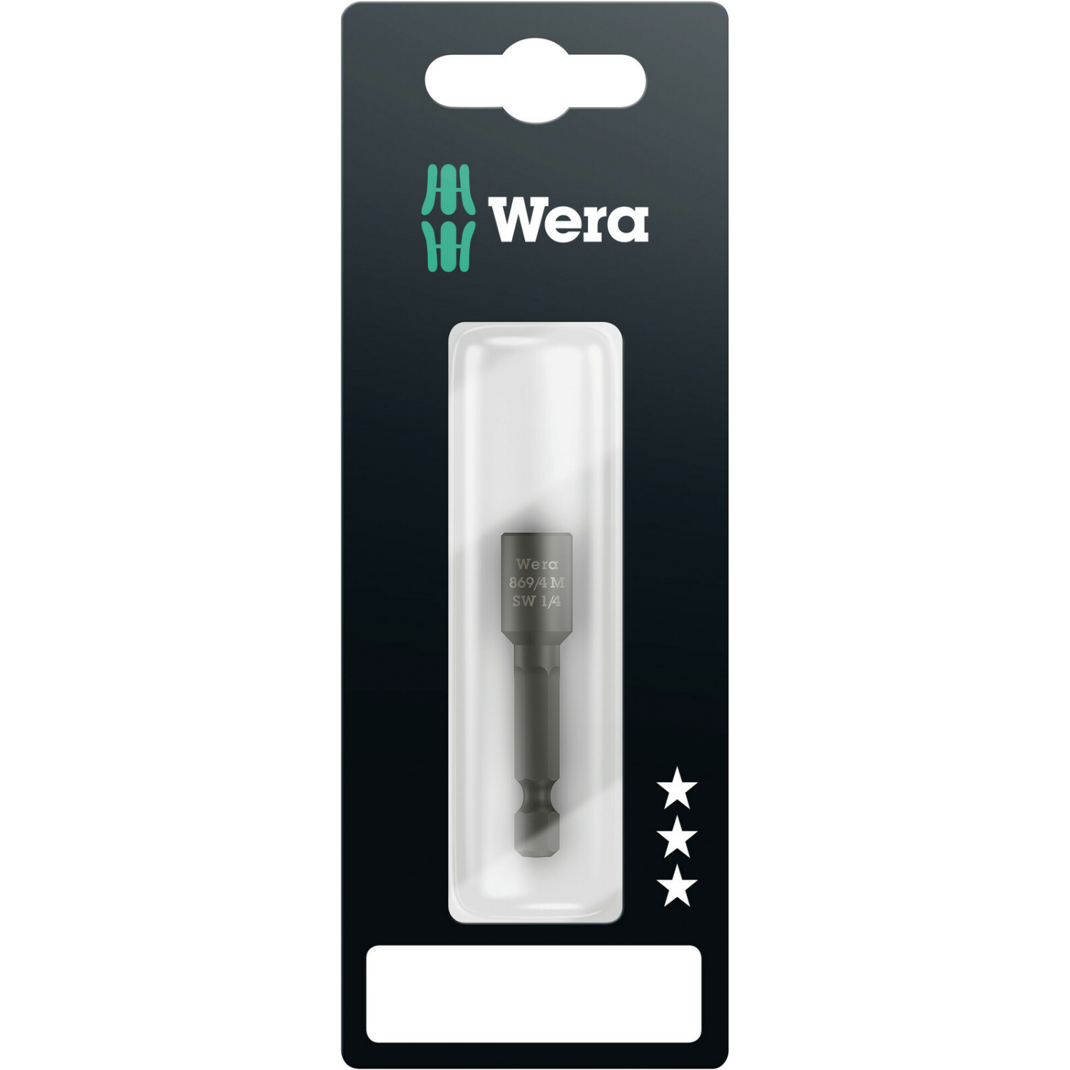 Wera 05073509001 Dopbit Magnetisch - SW 1/4" x 50mm - 1/4"-image