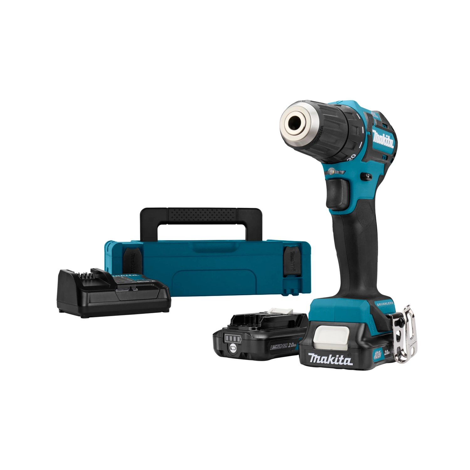 Makita DF332DSAJ 10.8V Li-Ion schuifaccu boor-/schroefmachine set (2x 2.0Ah accu) in Mbox - koolborstelloos-image