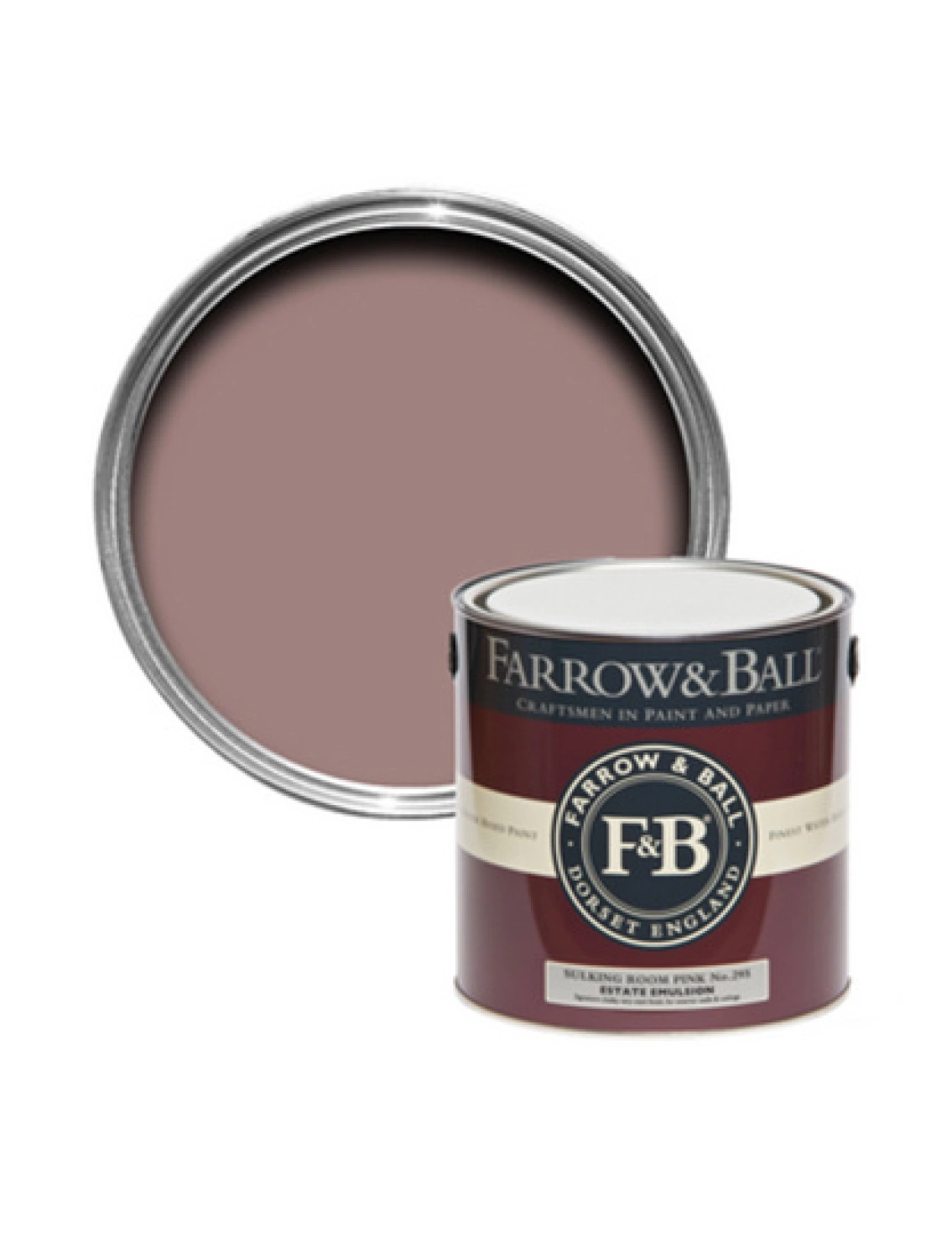 Farrow & Ball Exterior masonry Sulking Room Pink No.295 - 5L-image