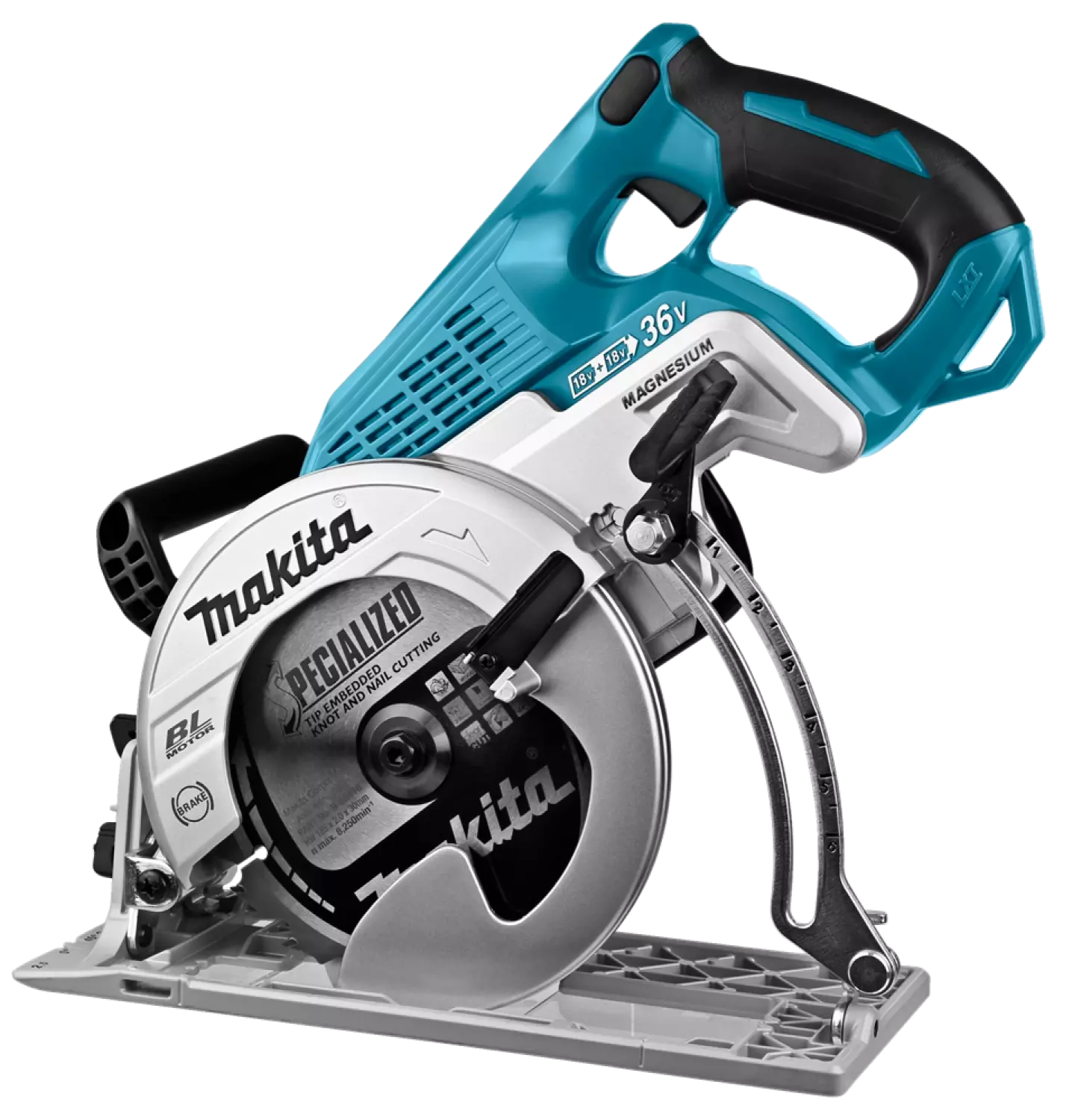 Makita DRS780Z Scie circulaire sans-fil - 2 x 18V Li-ion - 185 mm - Machine seule-image