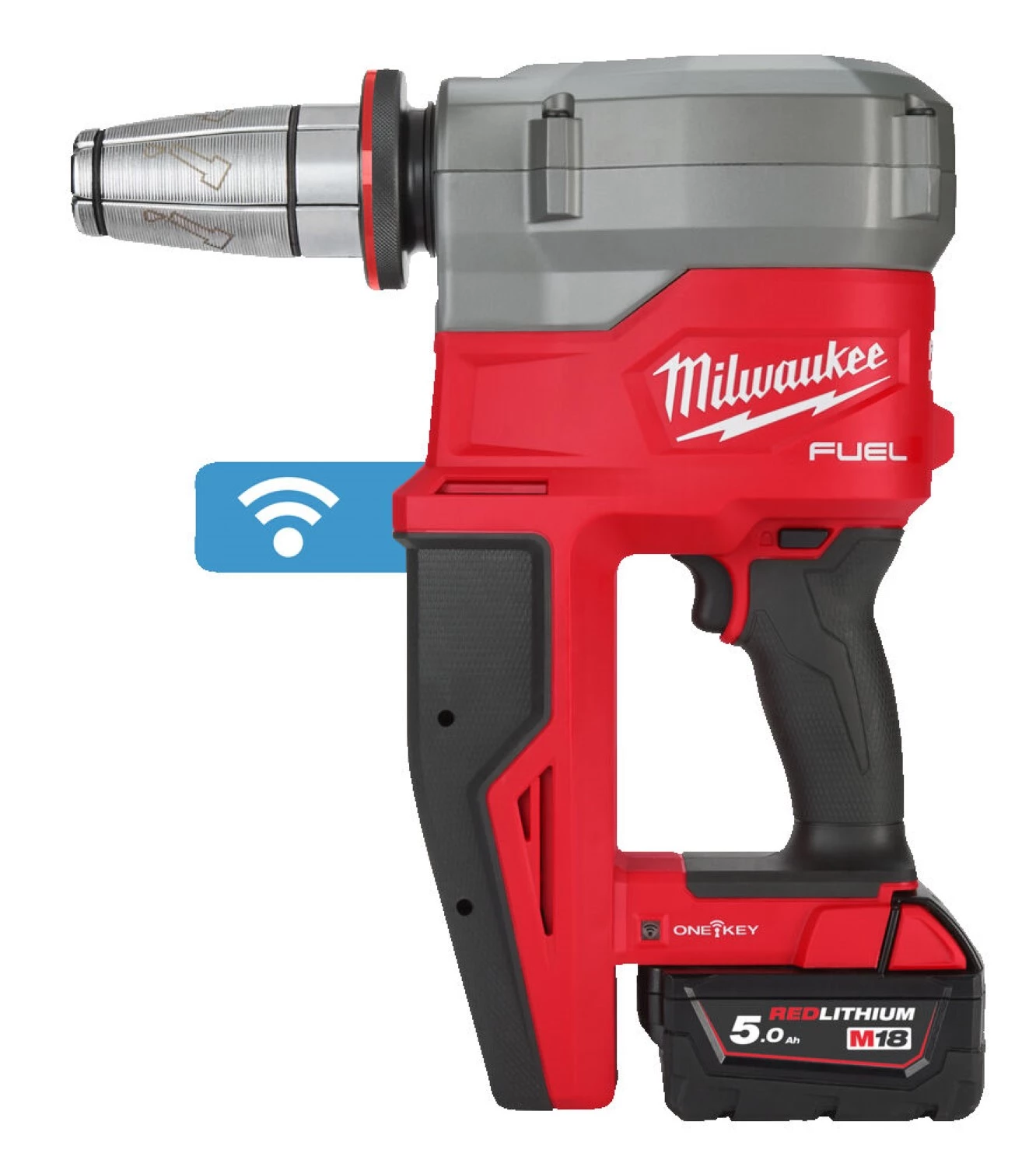 Milwaukee M18 FPXP-H10502C Kit de machine à expansion Uponor avec batterie Li-ion 18 V (2 batteries 5,0 Ah) dans un coffret-image