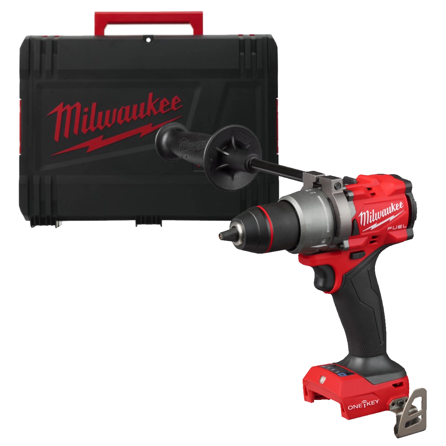 Milwaukee M18 ONEDD3-0X 18V Li-ion visseuse sans fil dans HD Box- 158Nm-image