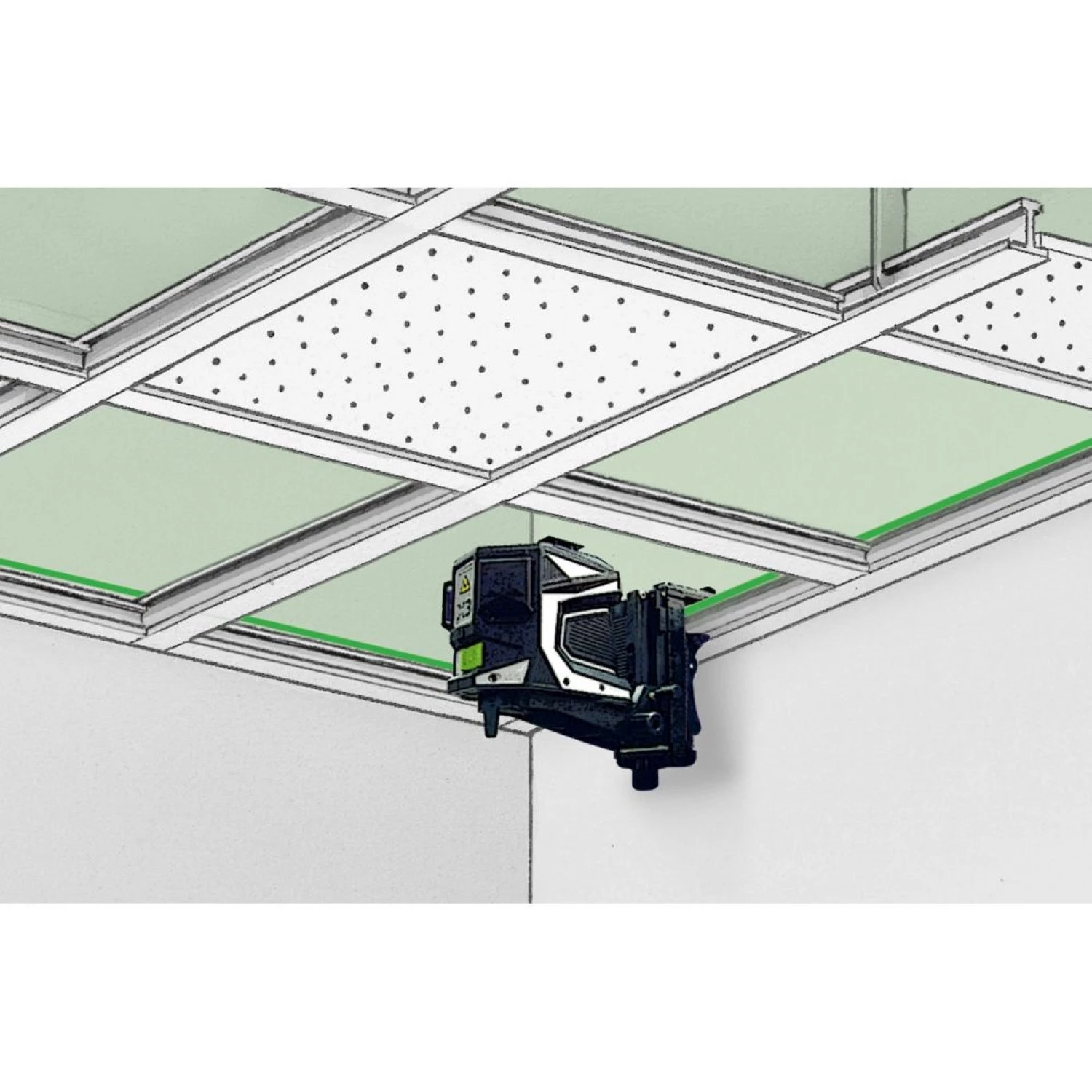 Laserliner CrossGrip Pro Klem- en wandhouder - magnetisch - 1/4"-image