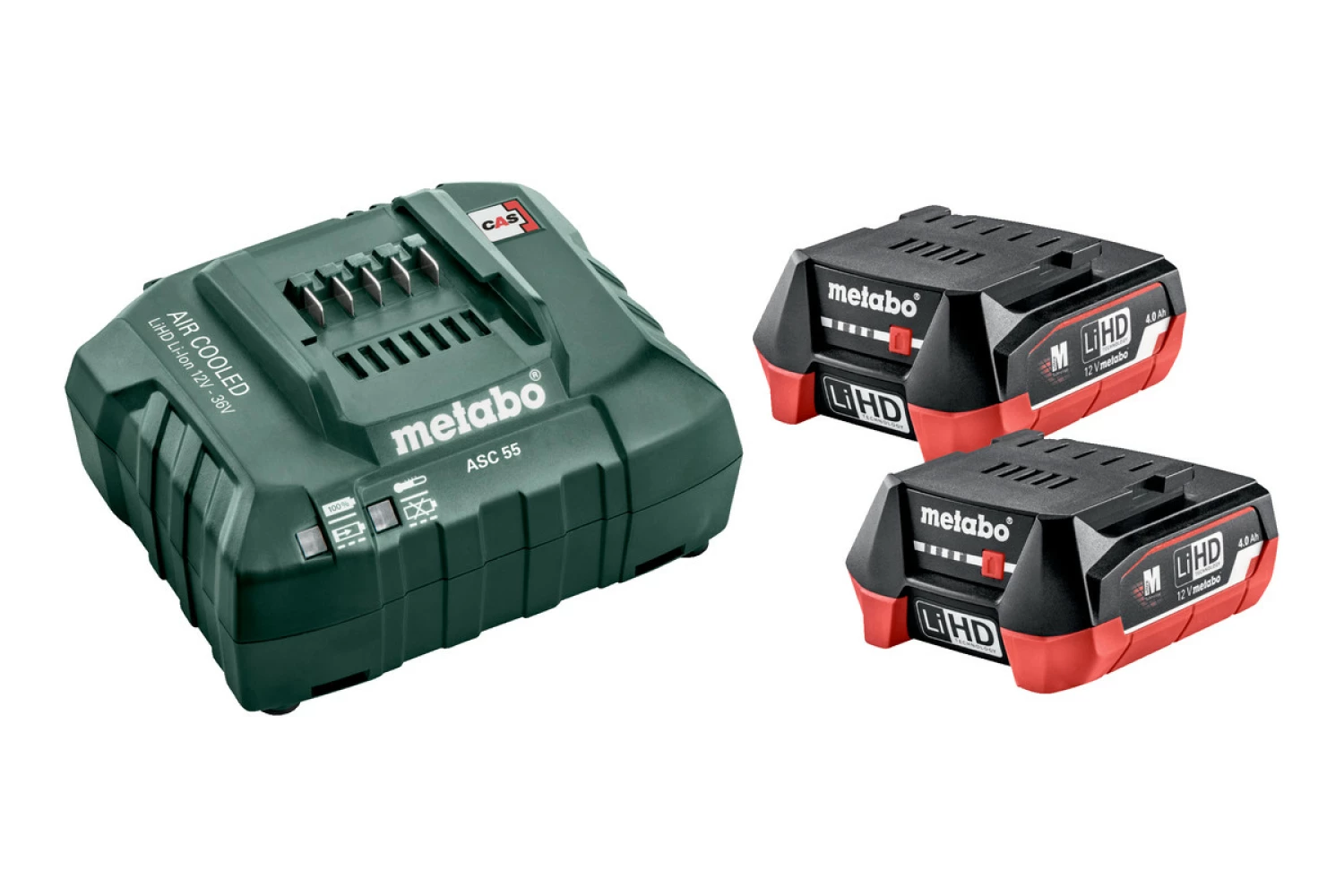 Metabo 685301000 - Set batteries LiHD 12V (2x 4,0Ah) + Chargeur
