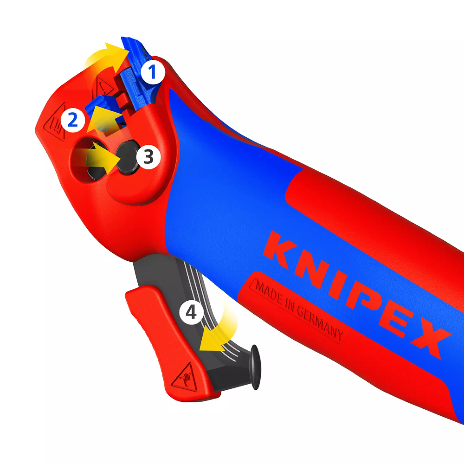 Knipex 16 50 145 SB Lame de démontage - réglable - fonction cliquet - jusqu'à 7mm - sabot coulissant inclus-image