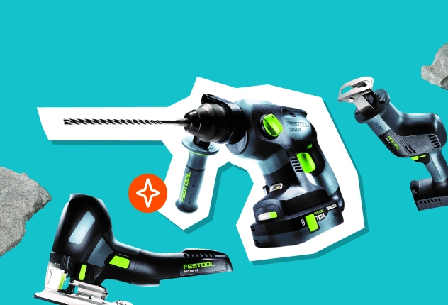 Nieuwste Festool tools.