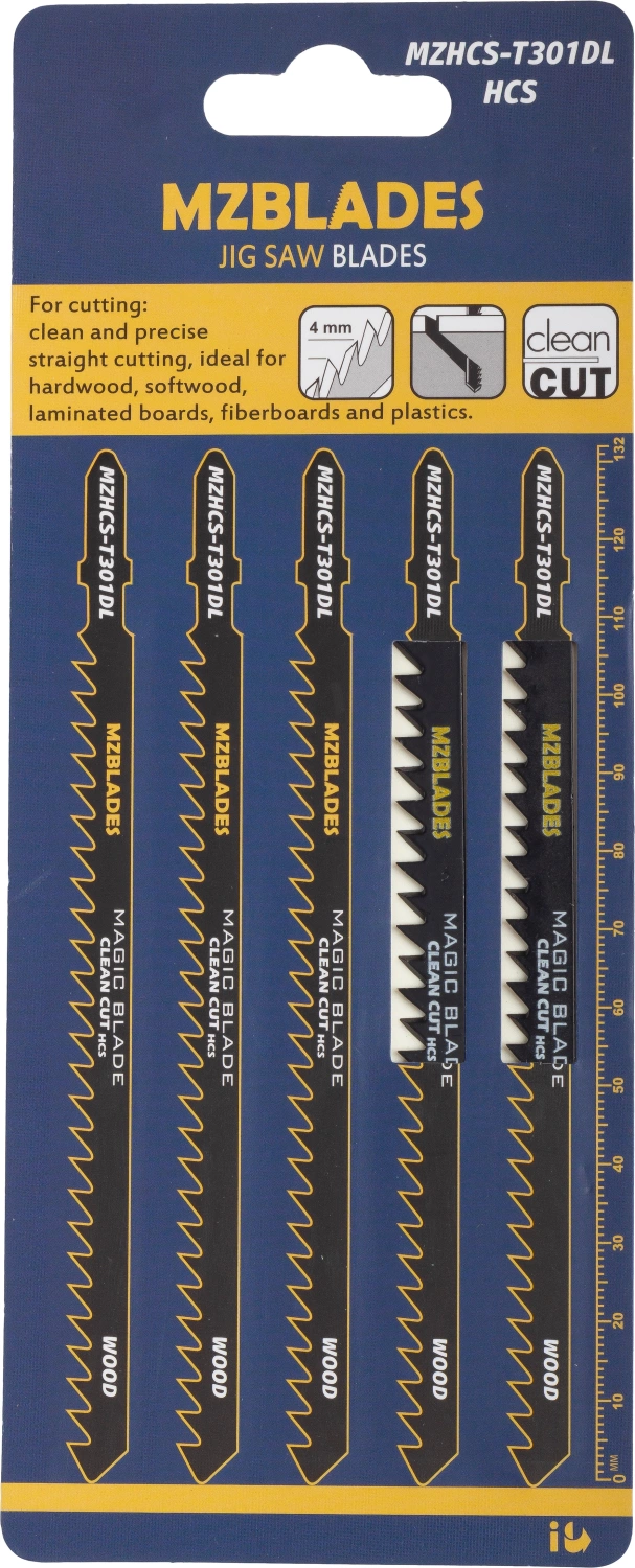 Multizaag MZHCS-T301DL Lame de scie sauteuse pour bois - Lot de 5-image