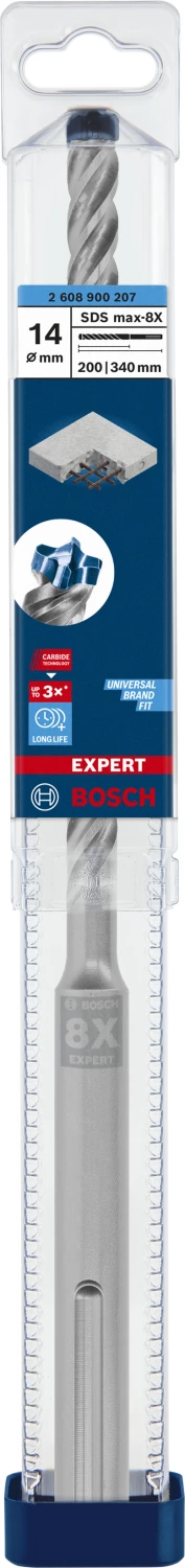 Bosch 2608900207 EXPERT Foret SDS Max-8X - 14x200x340mm-image
