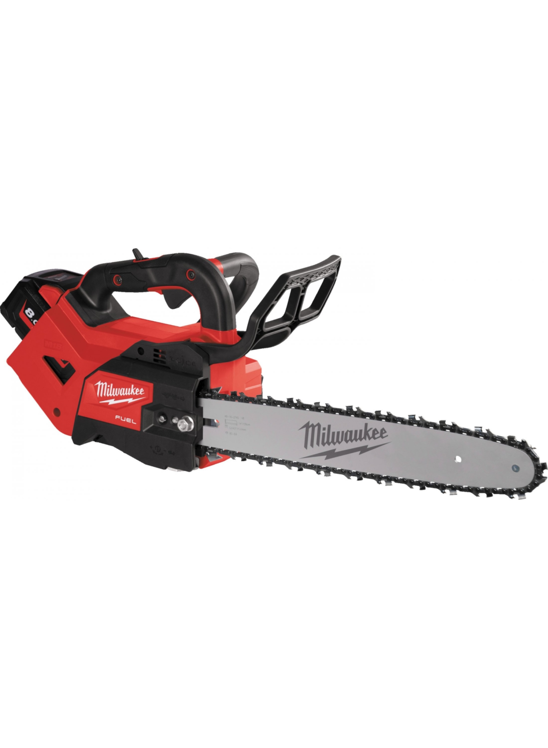 Milwaukee M18 FTHCHS35-802 18V Li-ion accu kettingzaag set (2x 8.0Ah accu) met handgreep -35cm-image