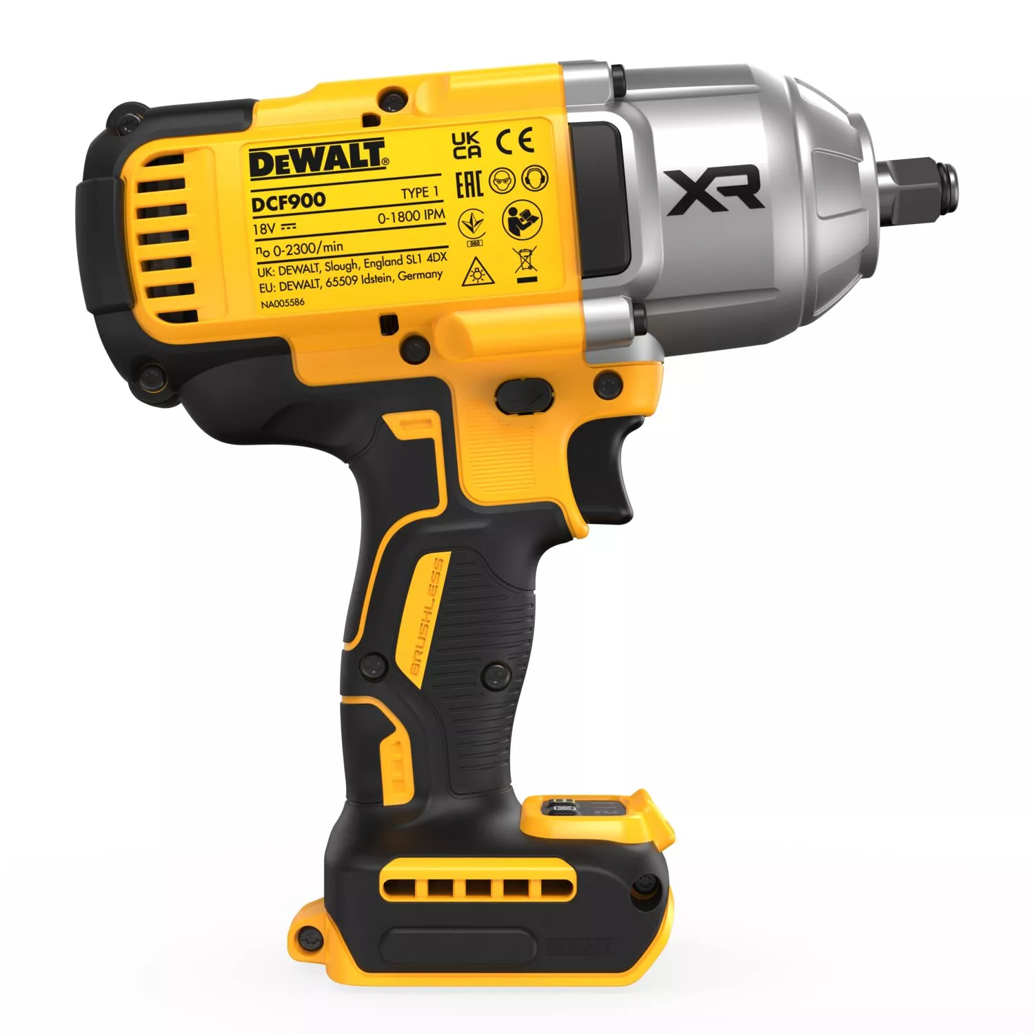 DeWALT DCF900N 18V Li-ion XR accu slagmoersleutel body - 1/2''- 1898Nm-image