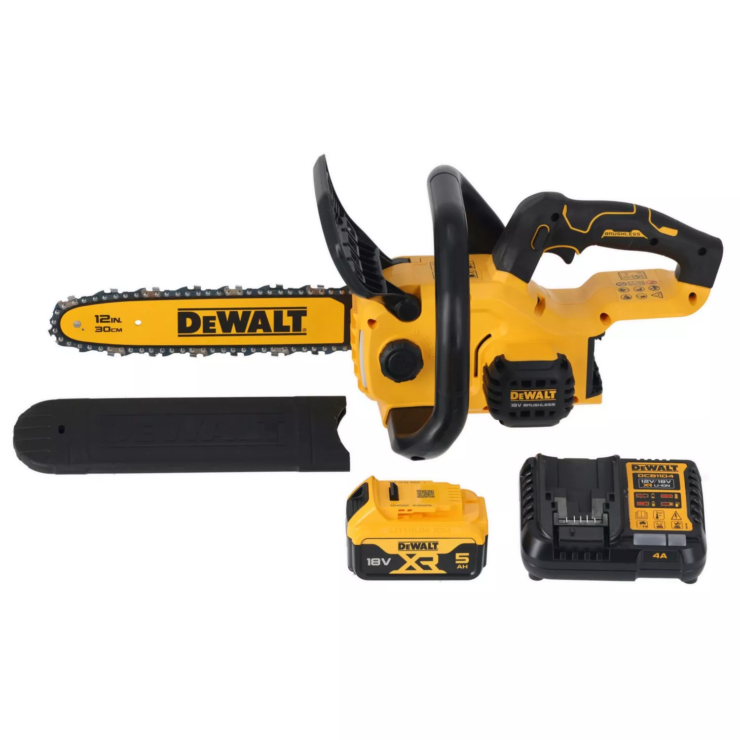 DeWALT DCMCS565P1 18V XR Li-ion battery compact chainsaw set (1x 5.0Ah battery) - 30cm-image