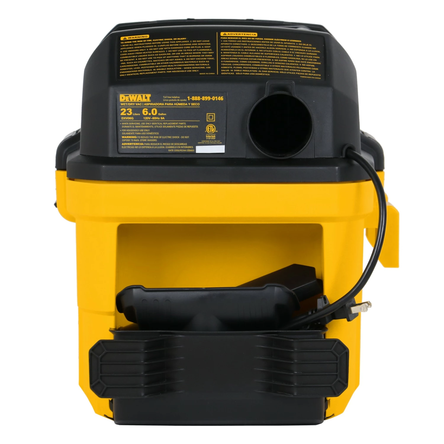 DeWALT DXV23G Nat-/Droogstofzuiger - 1100W - 23L-image