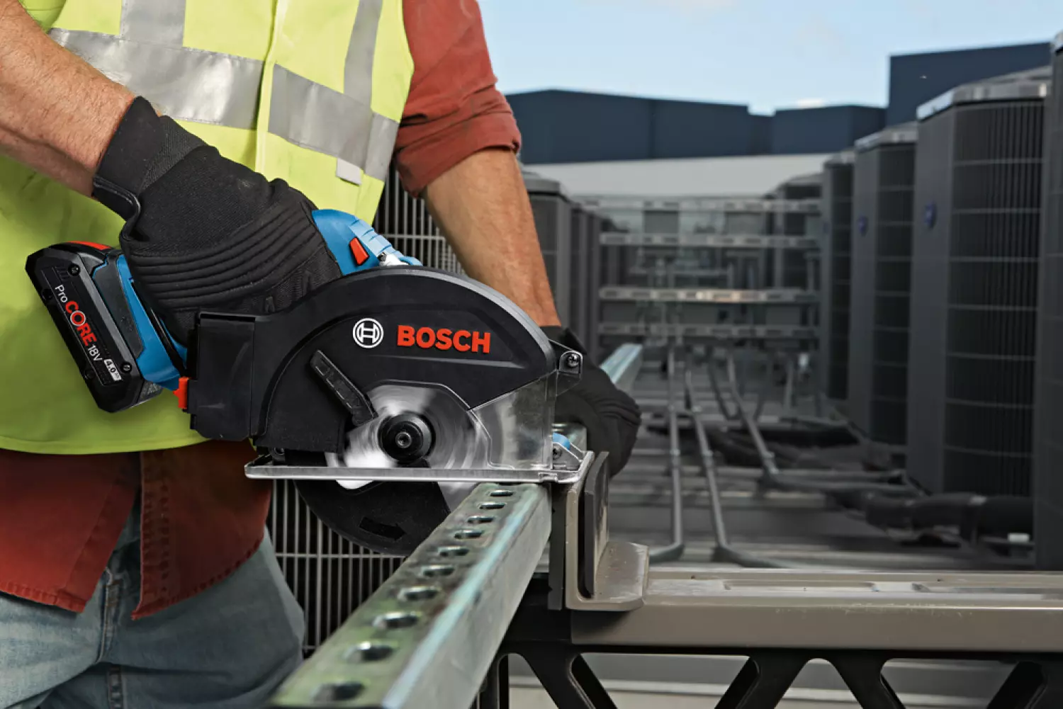 Bosch GKM 18V-50 18V Li-ion Accu cirkelzaag body - 136mm-image