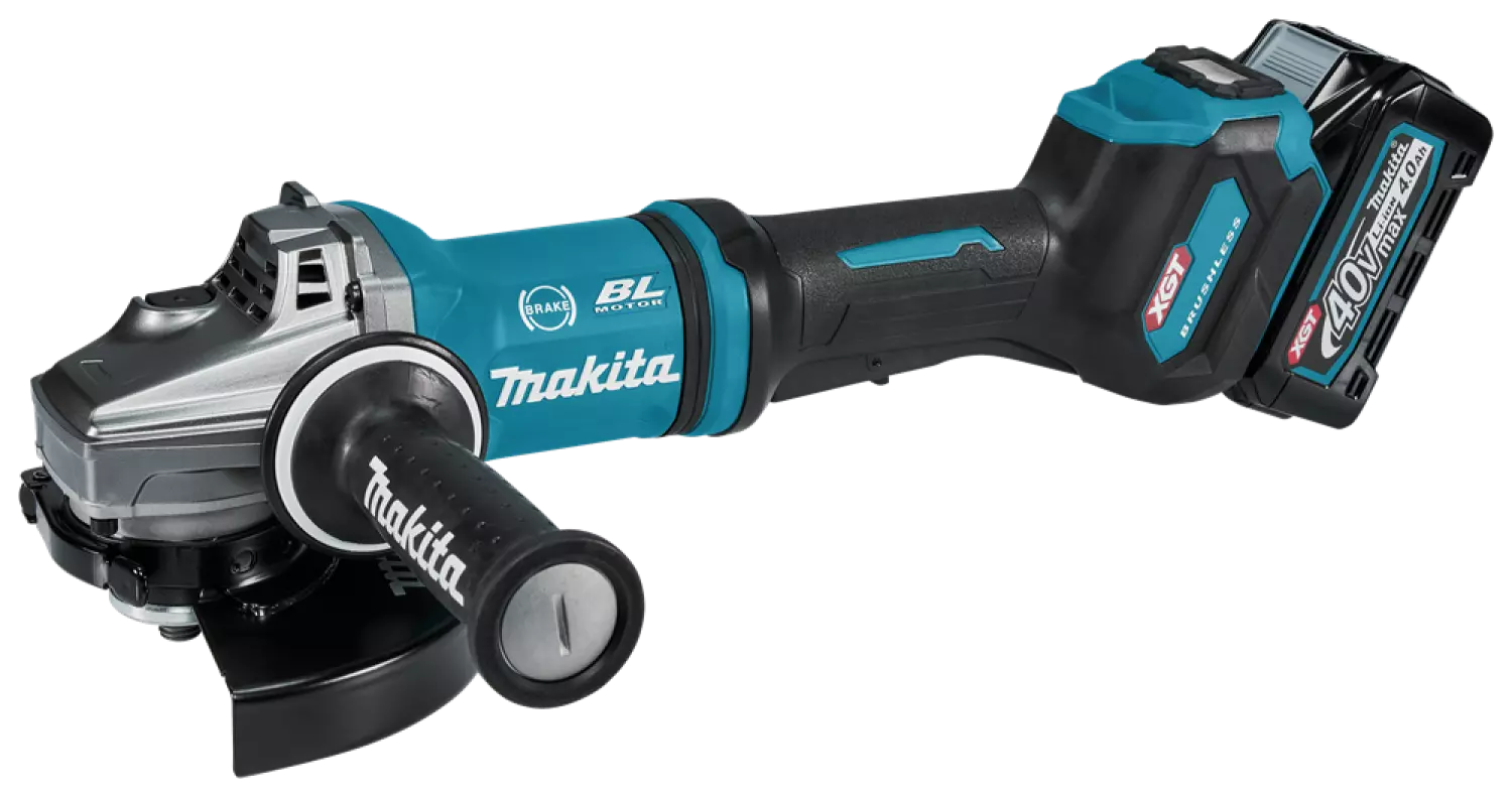 Makita GA037GM203 Meuleuse d'angle sans-fil - XGT 40V max Li-ion - 2 batteries 4,0 ah - Coffret - 180 mm - Brushless-image