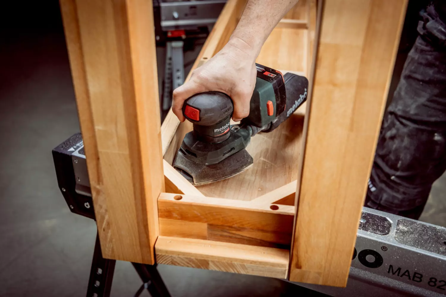 Metabo SM 18 LTX BL ponceuse multifonction sans fil Li-ion 18V - 100x150mm-image