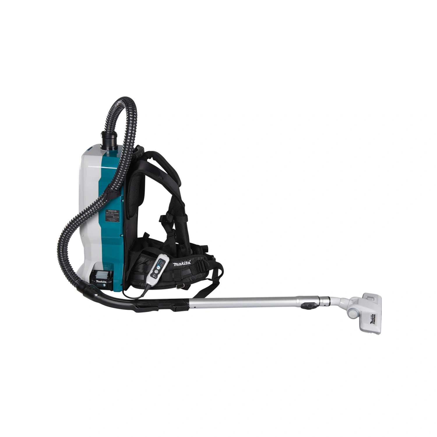 Makita VC011GU202 XGT 40V Max Li-Ion Accu Rugstofzuiger set (2x 4.Ah accu) - 6L