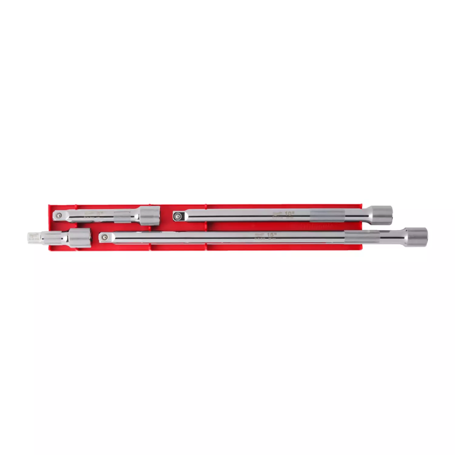 Milwaukee 4932480639 Dop - 1/2" 4-delige verlengstukken set (76mm, 127mm, 254mm, 381mm)-image