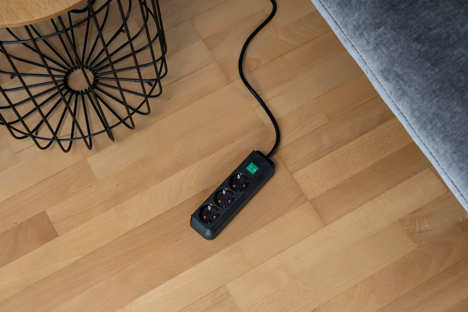 Brennenstuhl 1152300015 3 Voudige stekkerdoos - Eco Line - 1,5m-image