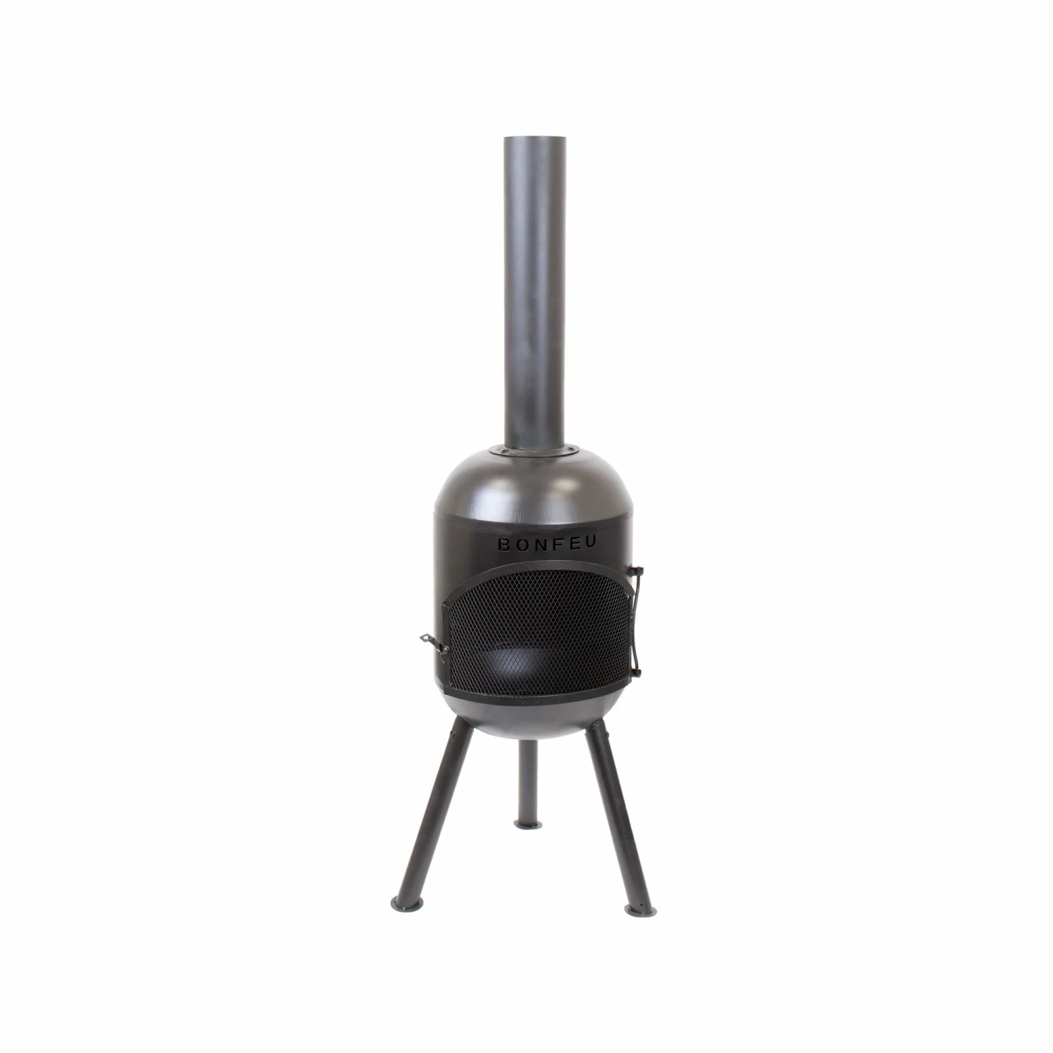 BonFeu 3401 BonSolo - Cheminée extérieure - noir - 126cm - 34cm-image