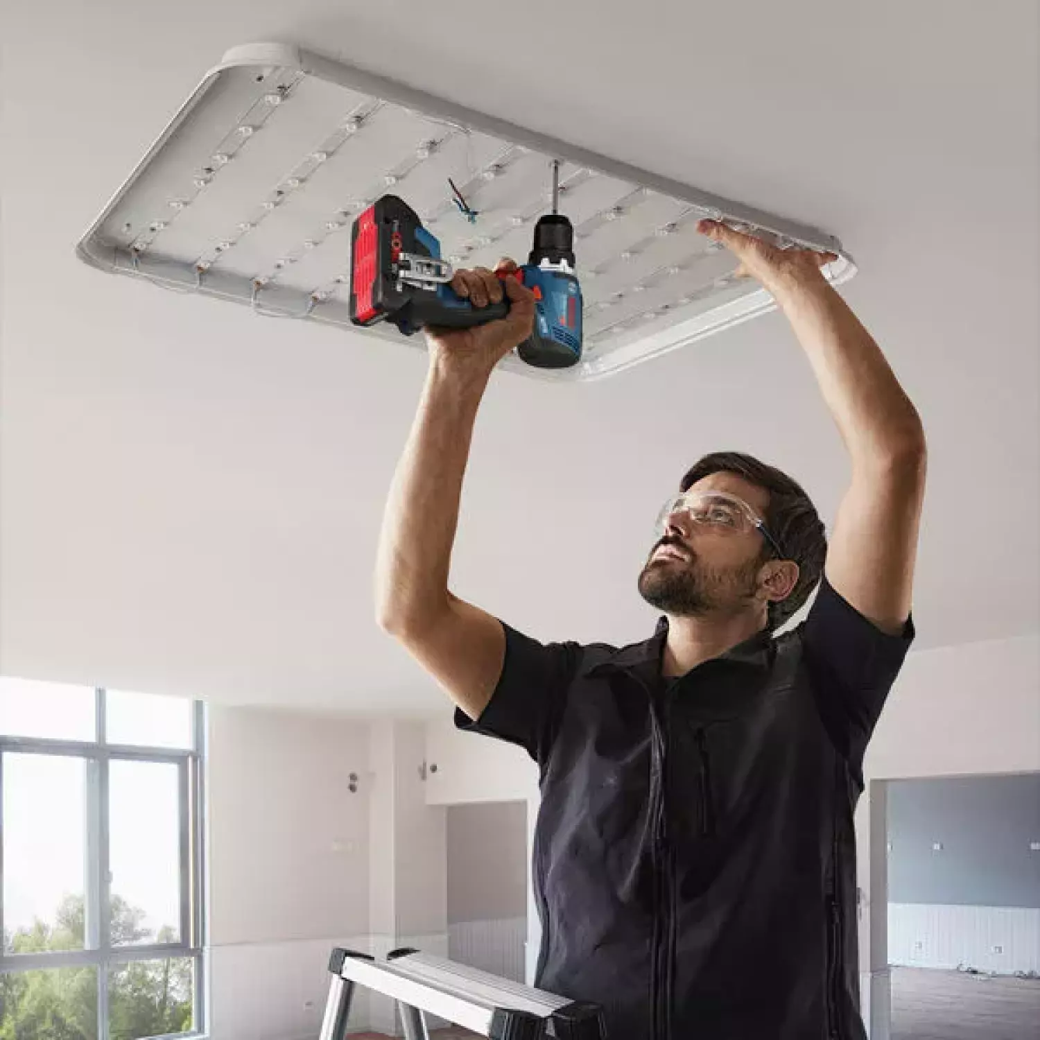 Perceuse-visseuse sans fil Bosch GSR 18V-65 18V Li-Ion (2x batterie 4.0Ah) en L-Boxx-image