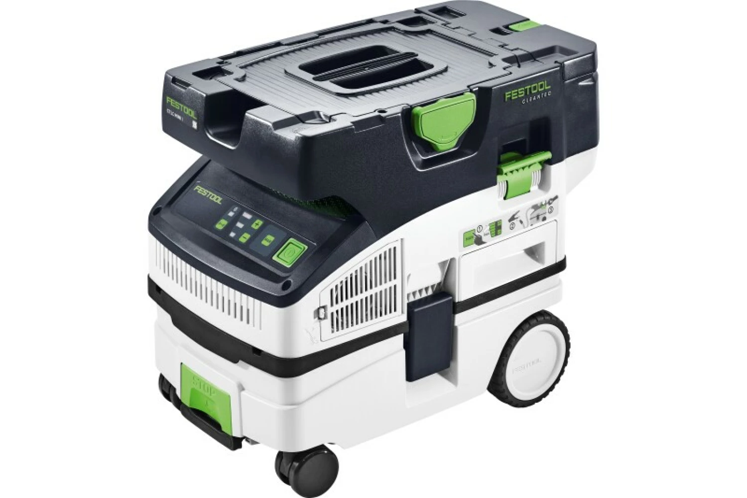 Festool CTLC MIDI I-Plus 36V (2x18V) Li-Ion accu stofzuiger set (4x 5,0Ah) in systainer - 3100l/min - Stofklasse L-image