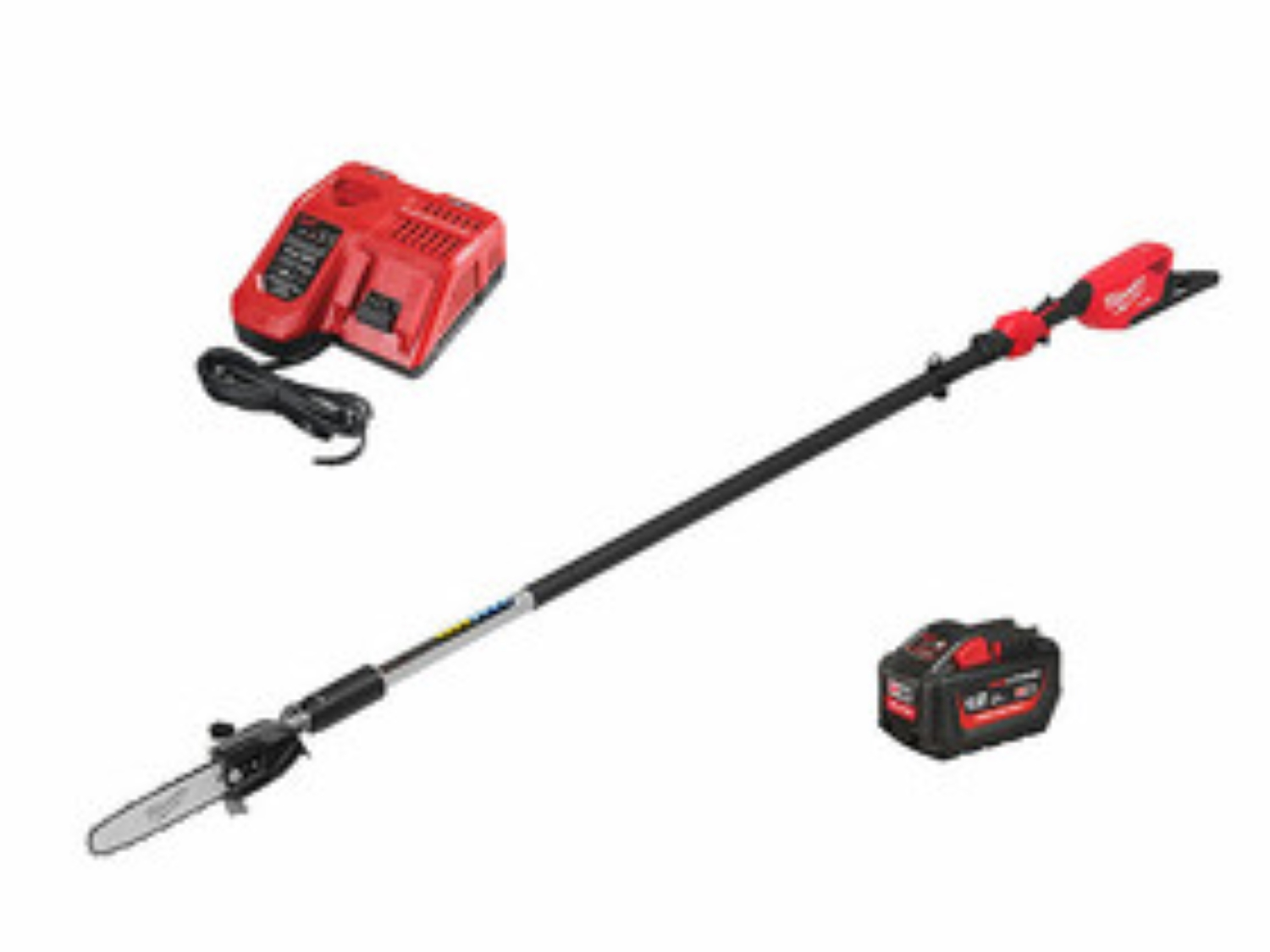 Milwaukee M18 FTPS30-121 FUEL 18V Li-Ion batterie tronçonneuse à perche (1x 12,0Ah) - 300mm - sans charbon-image