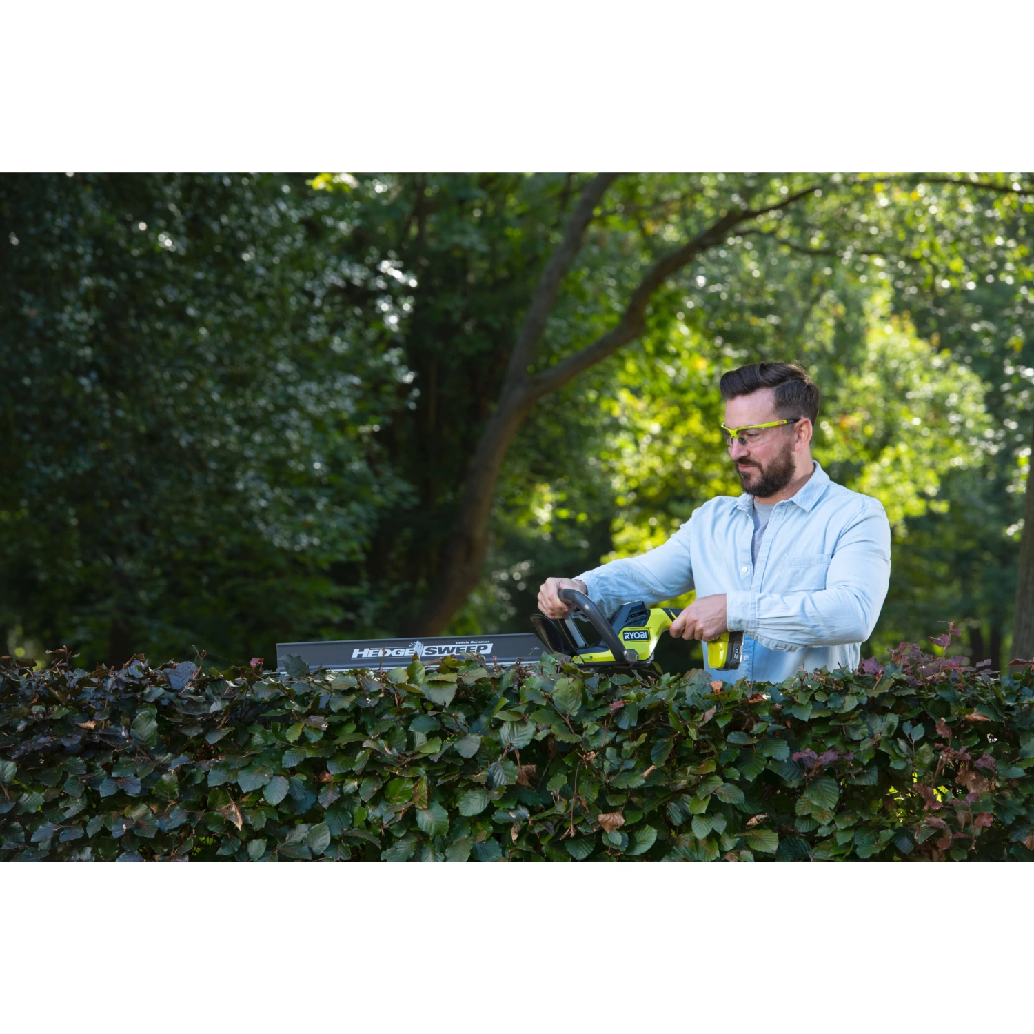 Ryobi RY18HT55A-120 18V Li-ion accu heggenschaar set (1x 2.0Ah accu) - 550mm-image