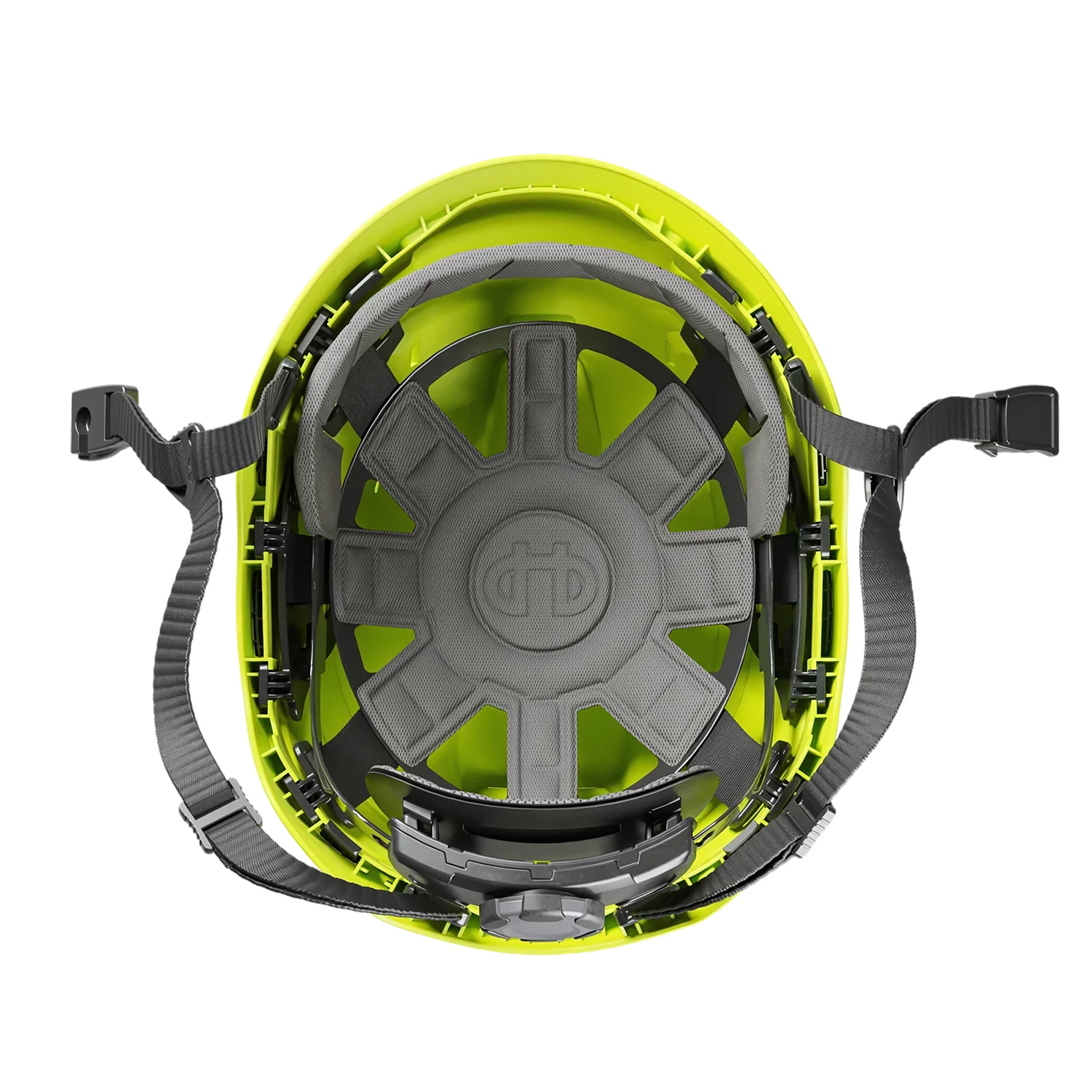 Hellberg 32509-001 Veiligheidshelm Sector ABS met ventilatie - neon-geel