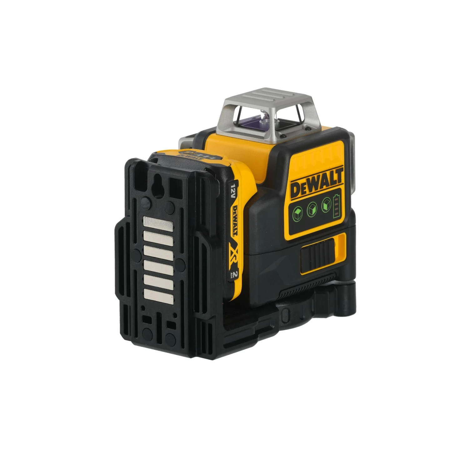 DeWALT DCE089D1GTRID 10.8V Li-Ion accu zelfnivellerende kruislijnlaser set (1x 2.0Ah accu) in koffer - 3 lijnen - 30m - groen-image