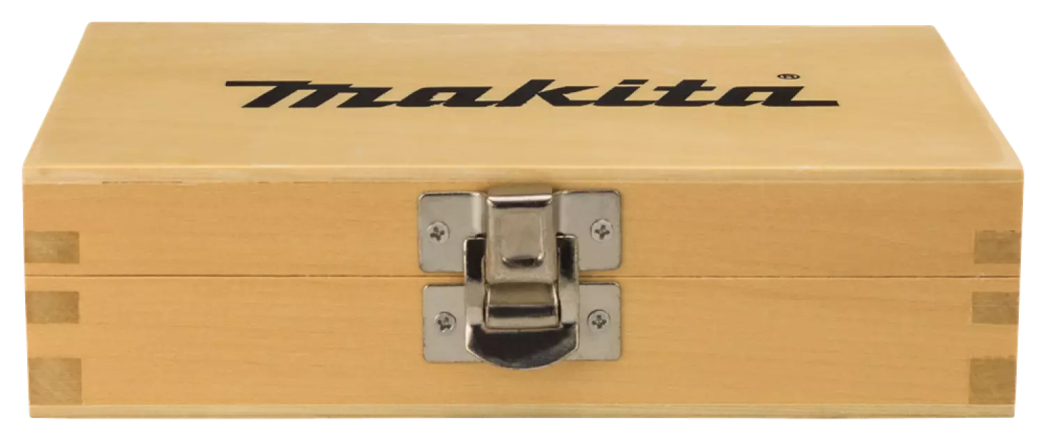 Makita D-47363 5-delige Scharniergat boorset in houten cassette - 15-35mm-image